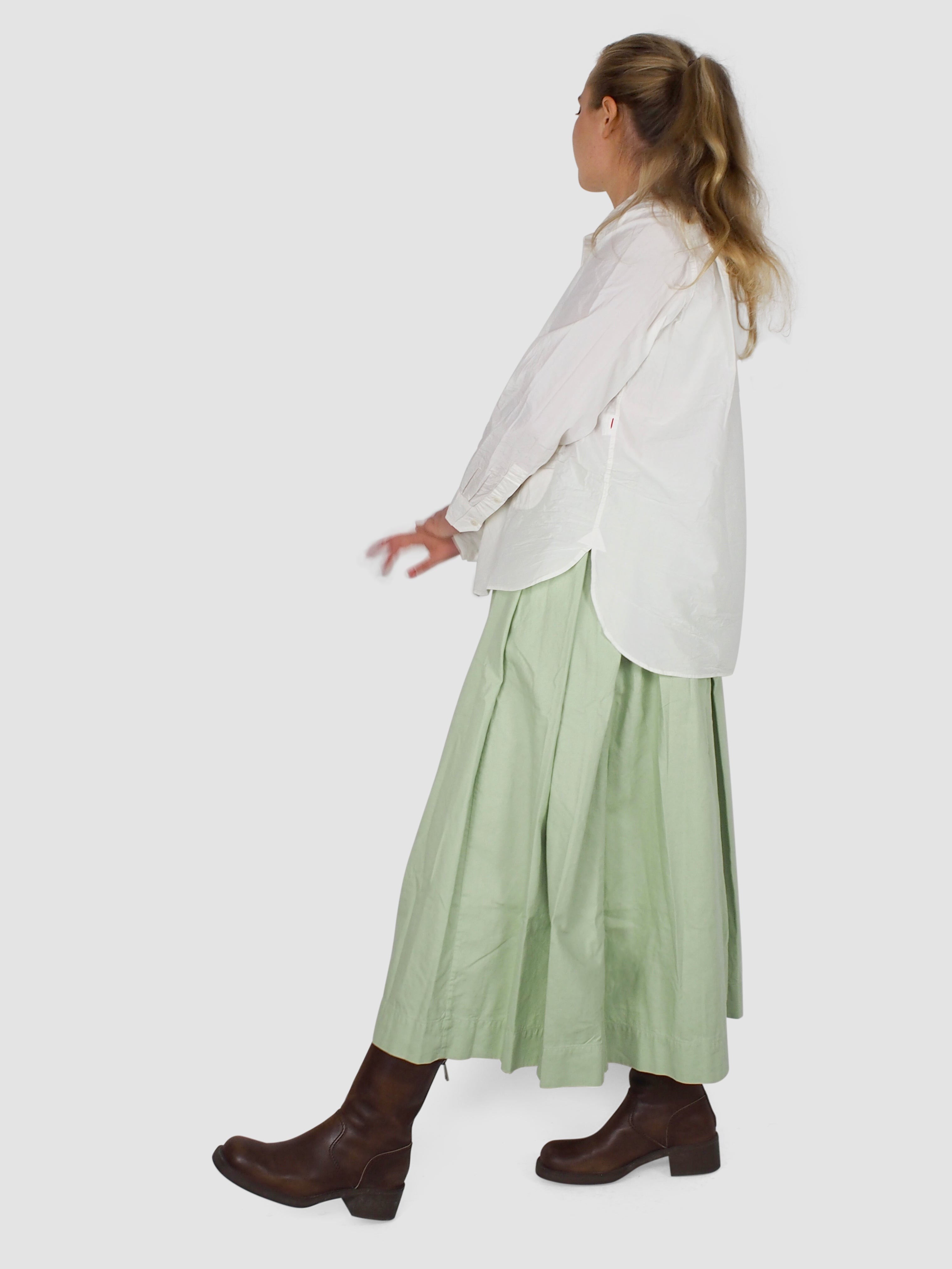 Casey Casey-Bowling Skirt - Cot Lin - Jade-Skirts-Boboli-Vancouver-Canada