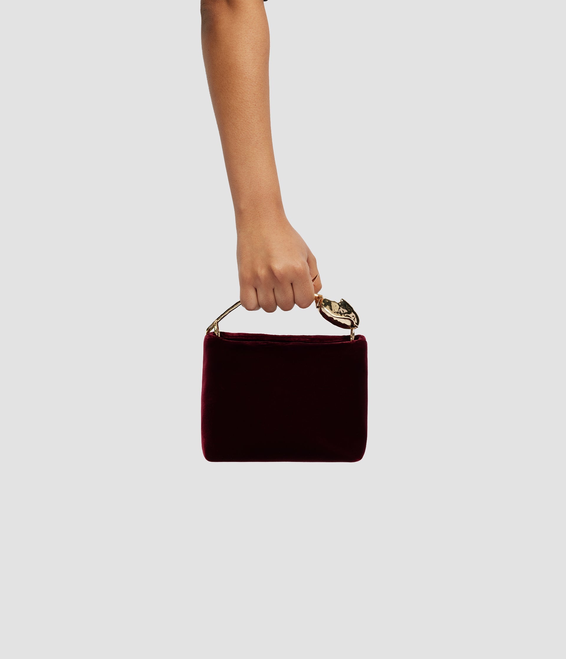 Erdem-Velvet Mini Bloom Bag - Malbec-Bags-Boboli-Vancouver-Canada