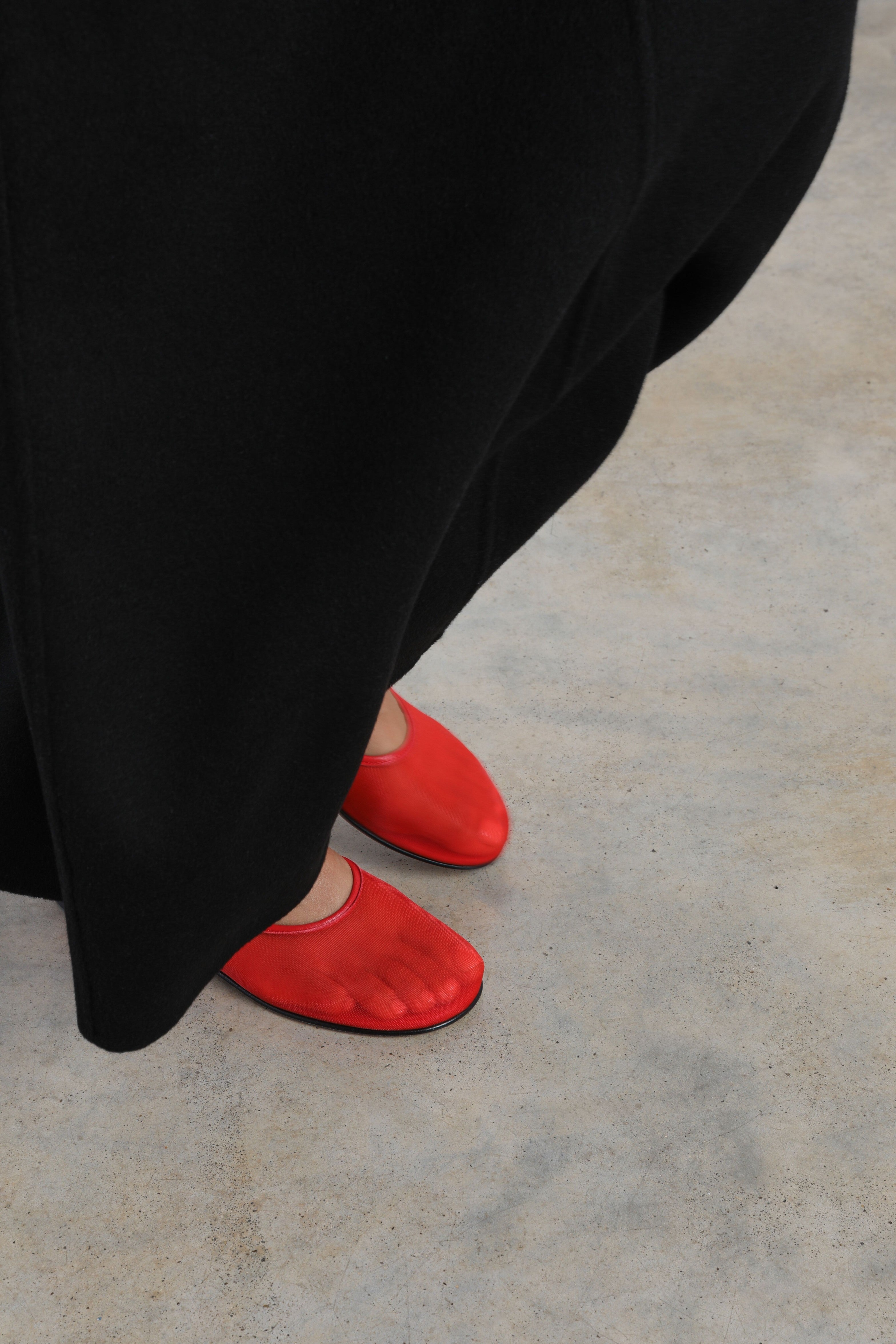 Dear Frances-Balla Mesh - Red-Shoes-Boboli-Vancouver-Canada