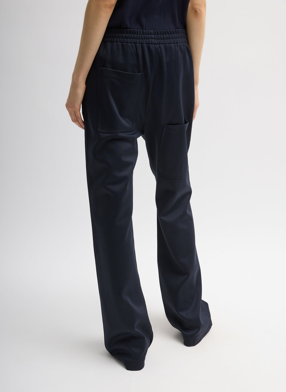 Tibi-Active Knit Scottie Jogger - Navy-Pants-Boboli-Vancouver-Canada
