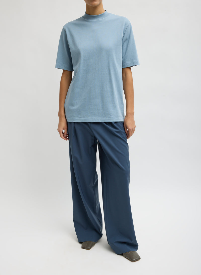 Tibi-Perfect Unisex T - Cool Slate-Tops-Boboli-Vancouver-Canada