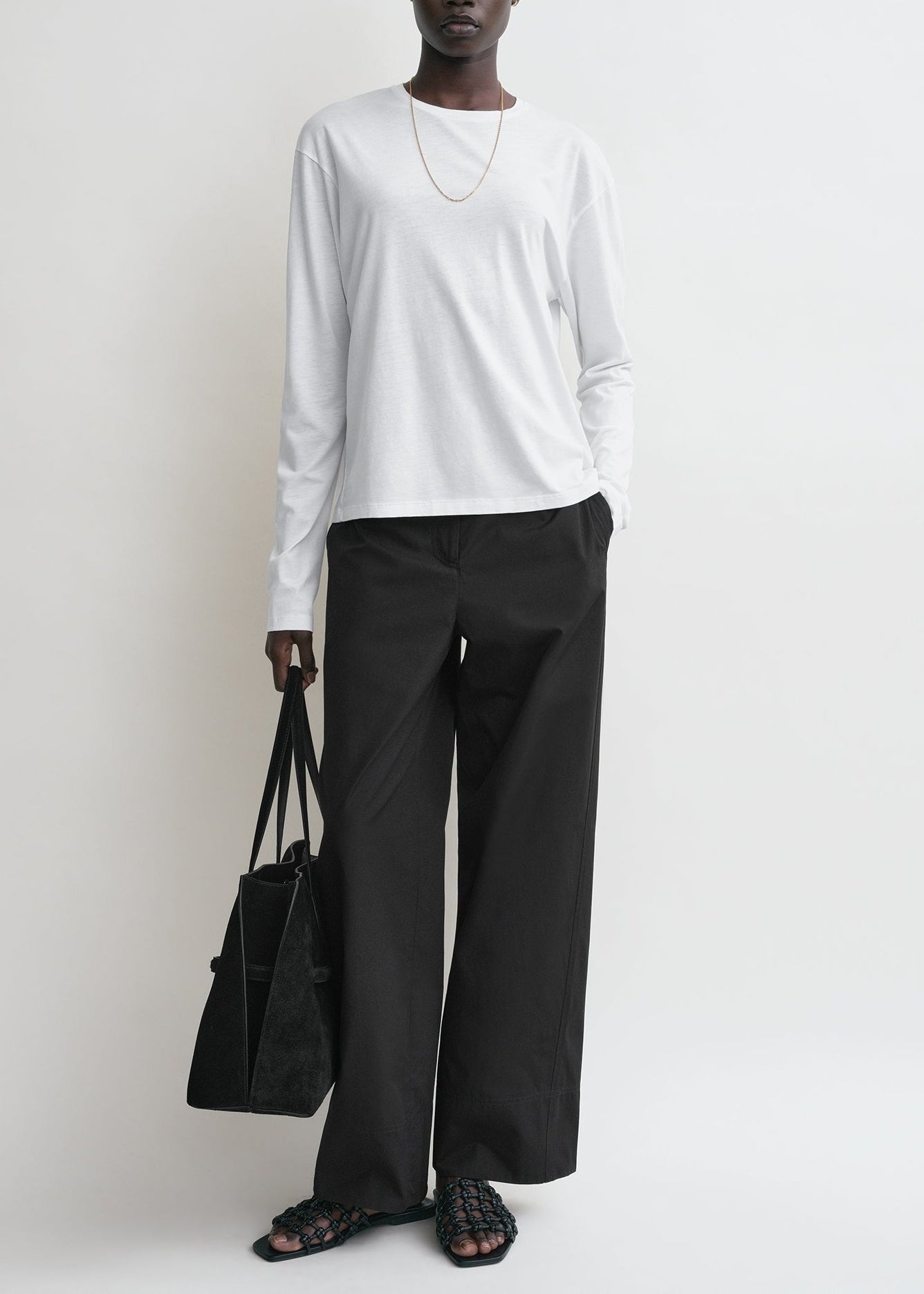 Classic Long Sleeve Tee - White