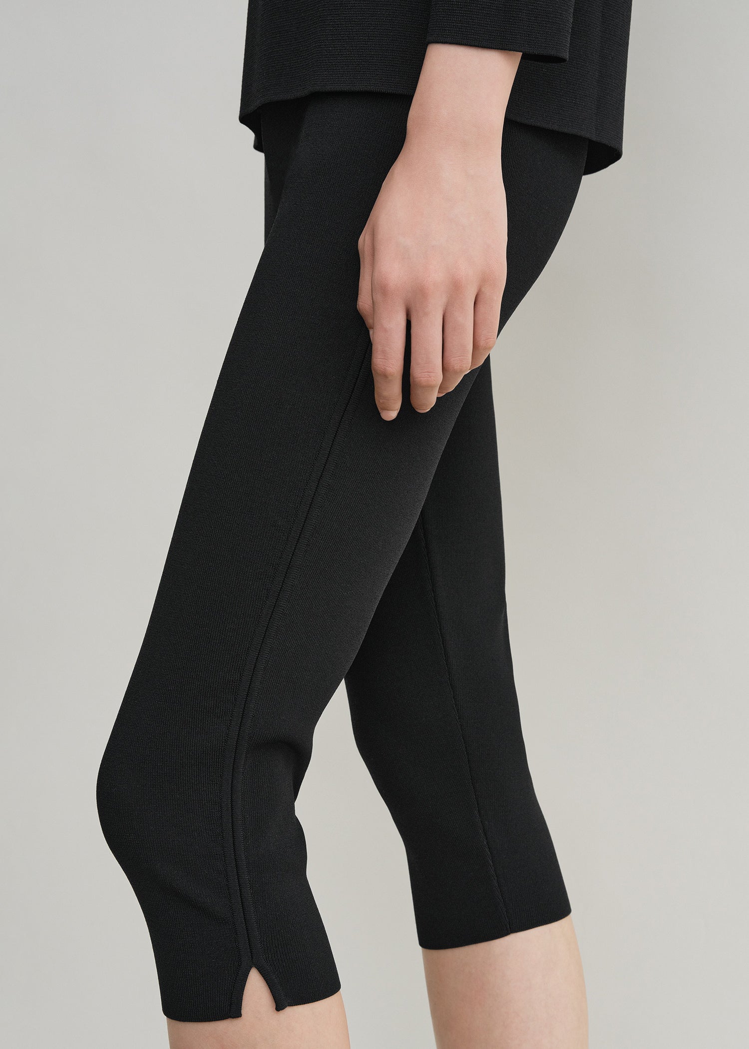 Totême-Capri Trousers - Black-Pants-Boboli-Vancouver-Canada