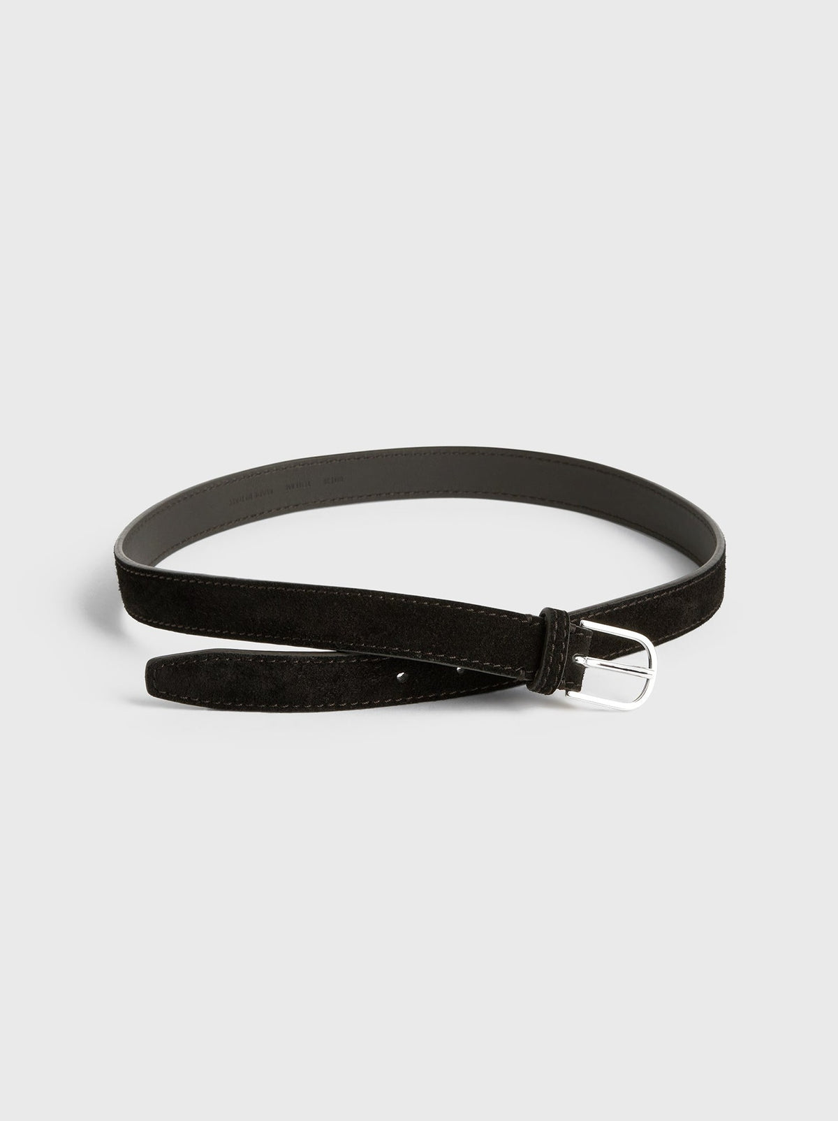 Toteme thin suede belt espresso Belted suede tote espresso – TOTEME main image 4