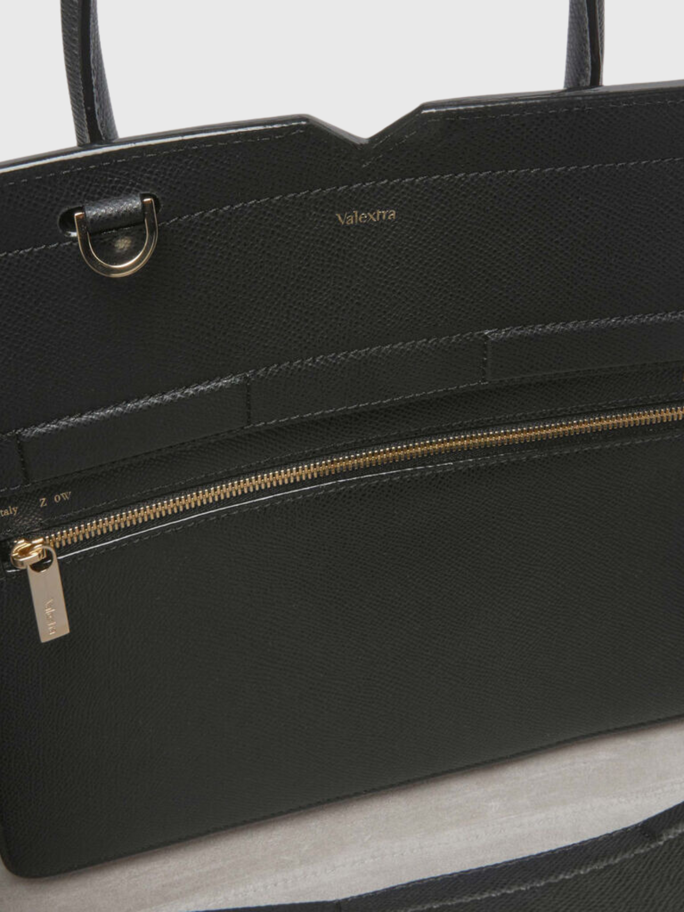 Milano Two Handles Medium Bag - Black