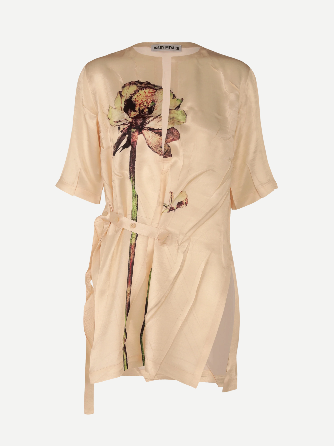 Issey Miyake-Pressed Flora Top - Ranunculus-Tops-Boboli-Vancouver-Canada