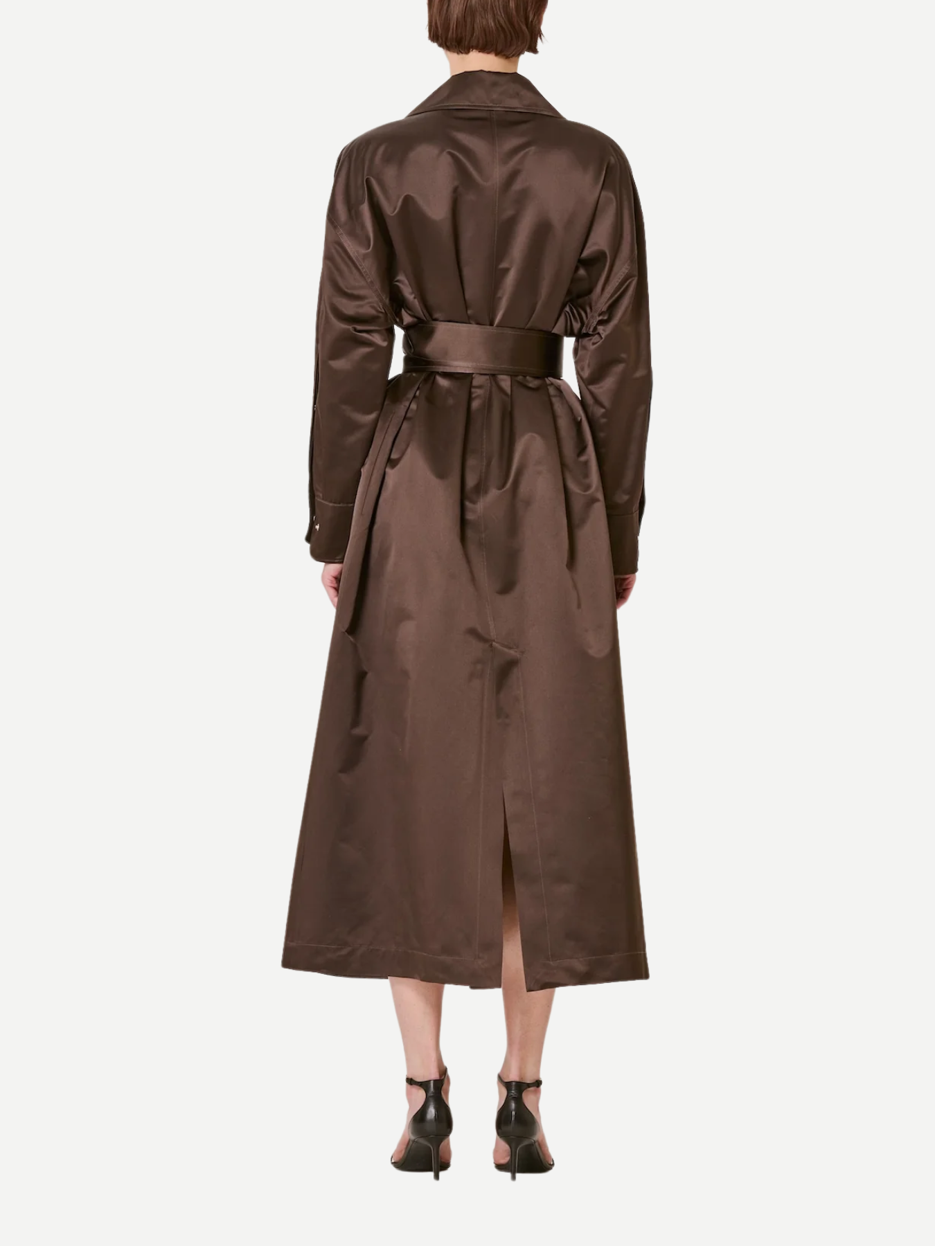 Sa Su Phi-Valentina Trench Coat - Chocolate-Coats-Boboli-Vancouver-Canada