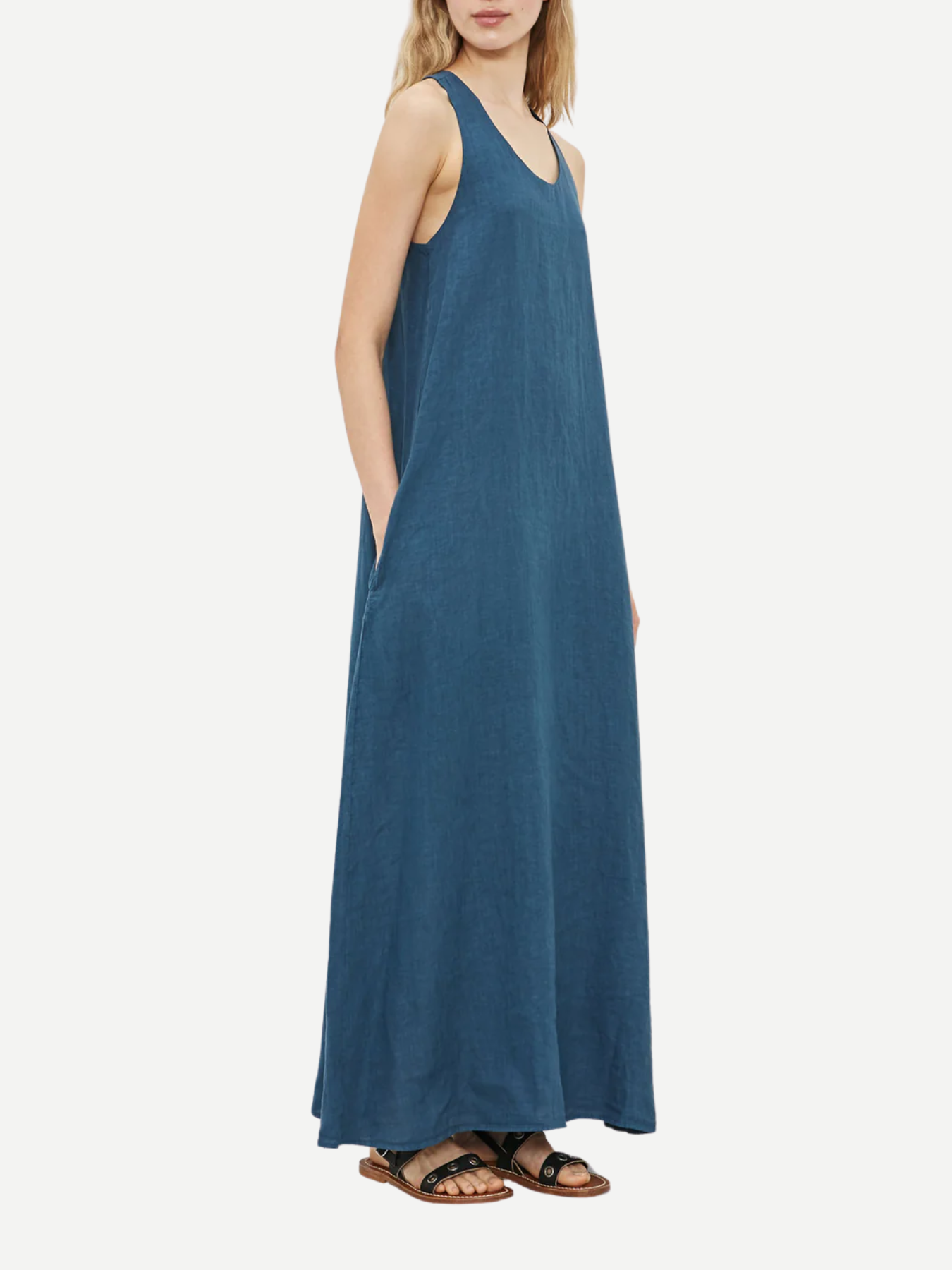 Massimo Alba-Faith Long Dress - Oltremare-Dresses-Boboli-Vancouver-Canada