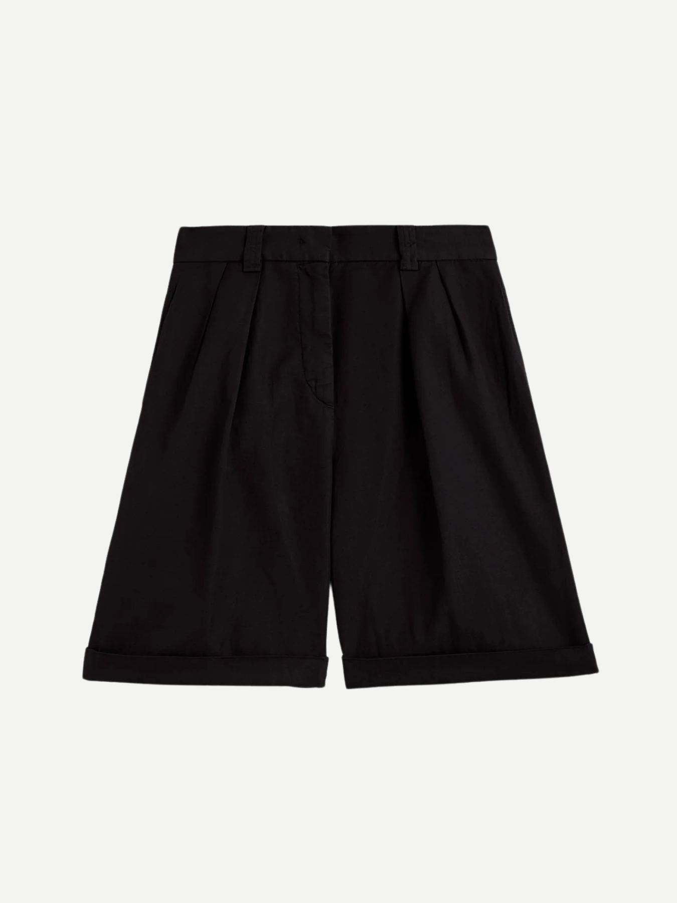 Aspesi-Bermuda Shorts - Black-Shorts-Boboli-Vancouver-Canada