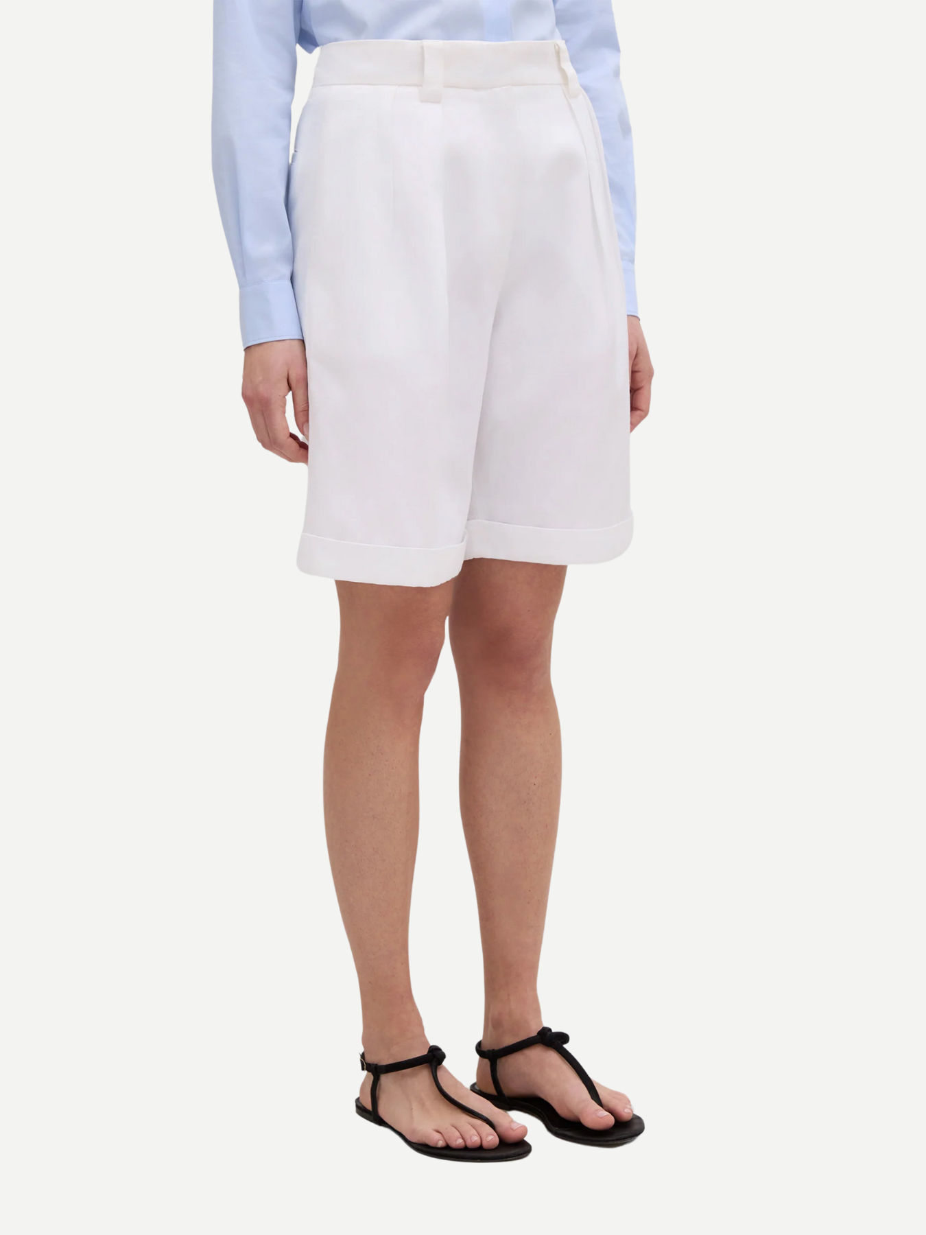 Aspesi-Bermuda Shorts - White-Shorts-Boboli-Vancouver-Canada