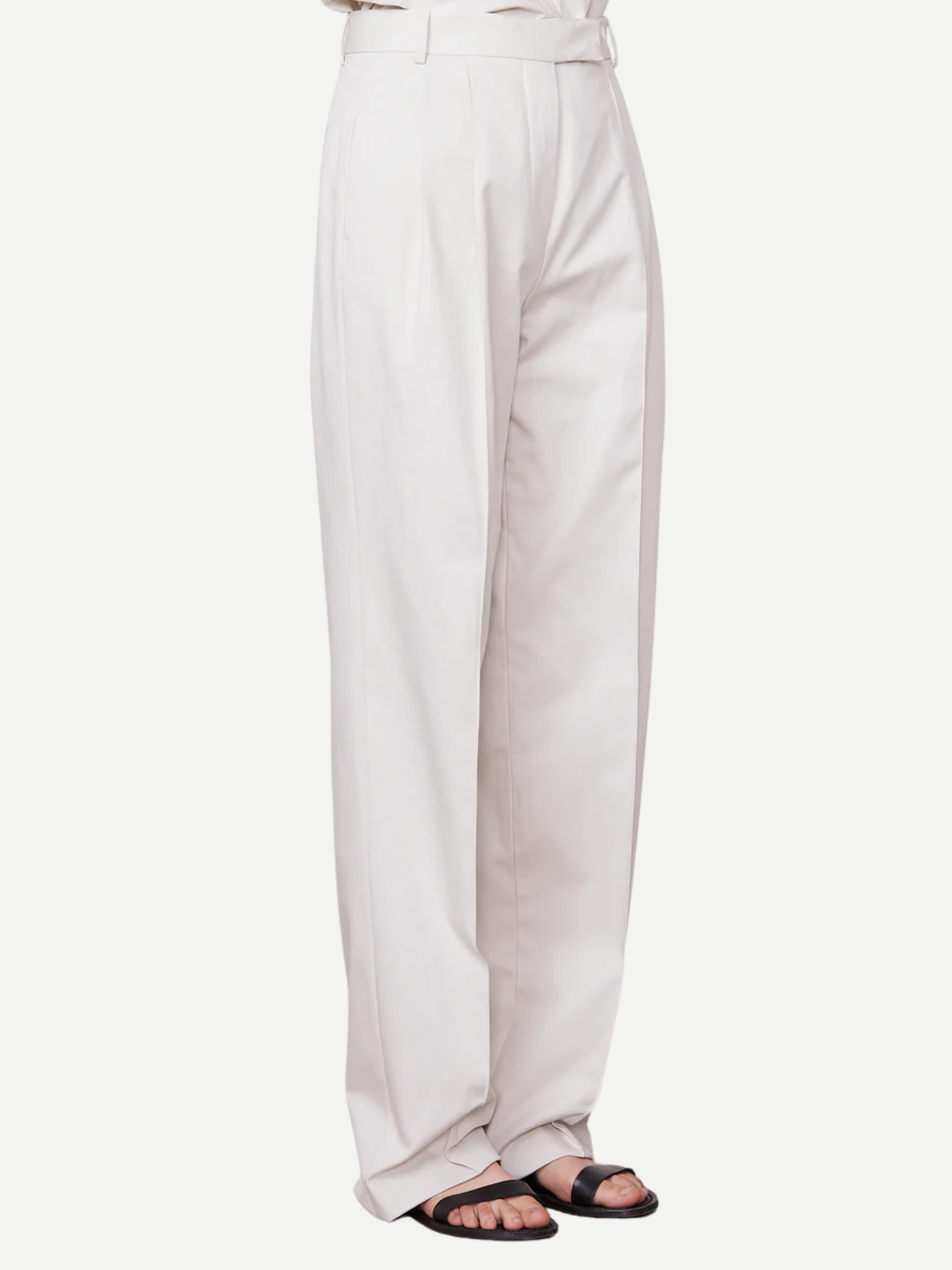 Officine Generale-Nastia Pants - Stone-Pants-Boboli-Vancouver-Canada