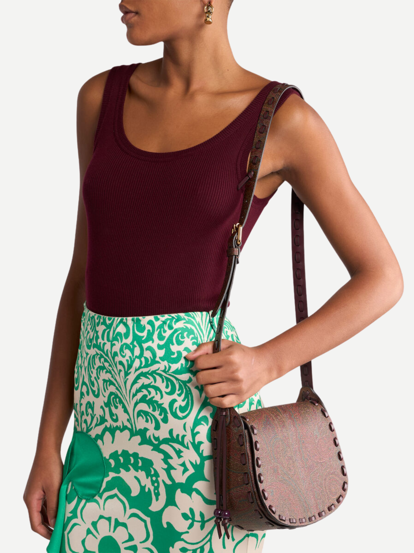 Etro-Arnica Drya Crossbody Bag - Brown-Bags-Boboli-Vancouver-Canada