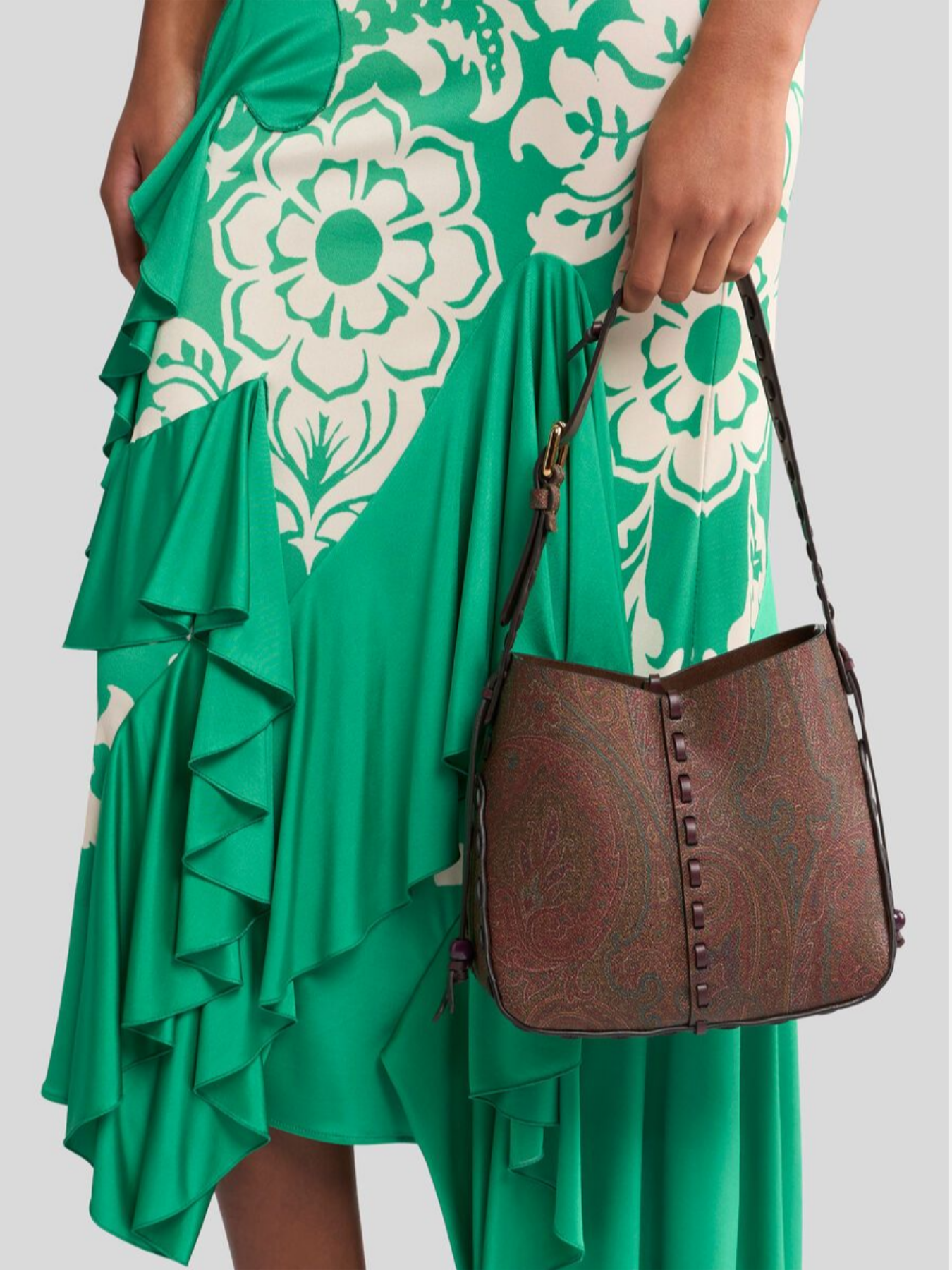 Etro-Arnica Vulcano Crossbody Bag - Brown-Bags-Boboli-Vancouver-Canada