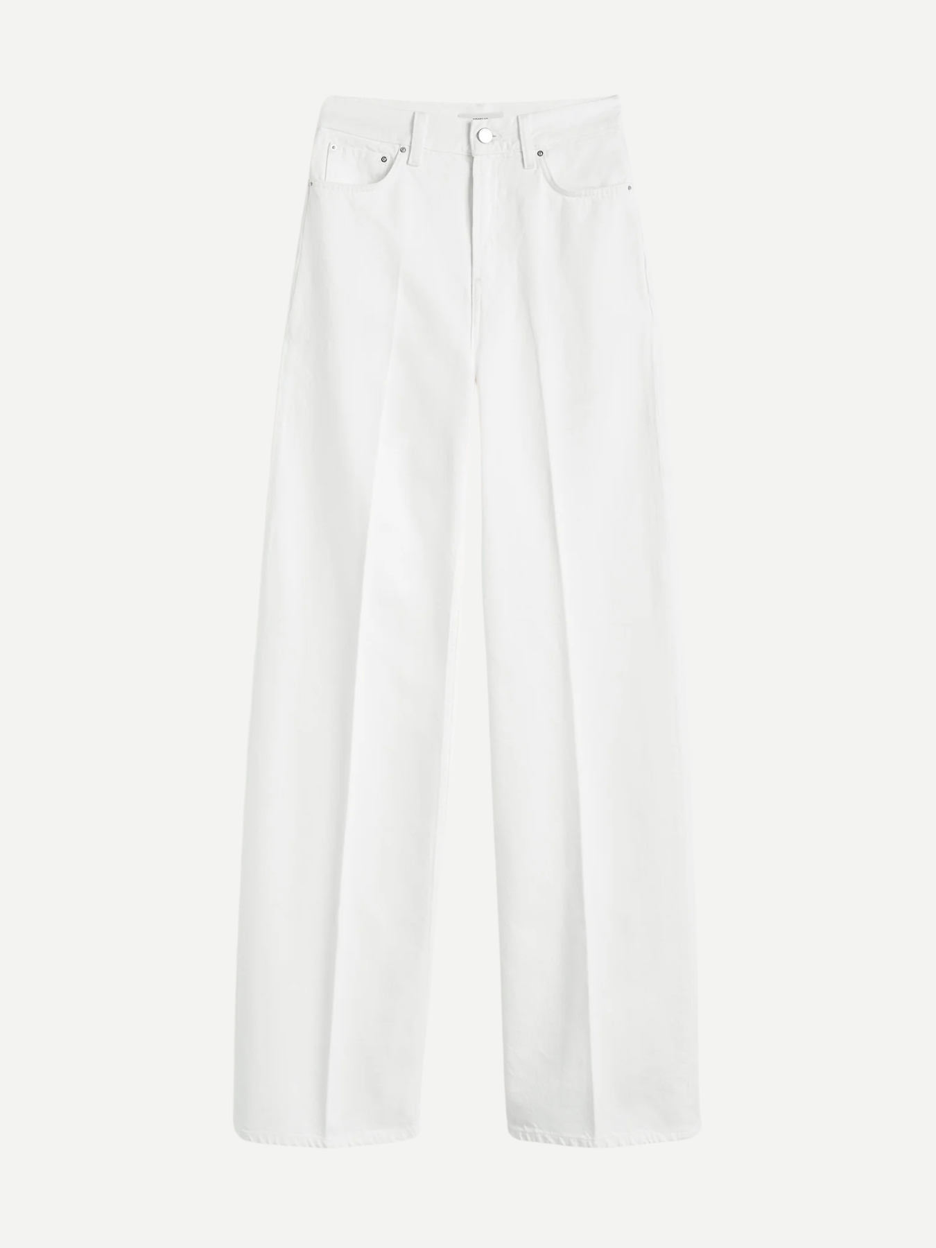 Totême-Wide Leg Denim - White-Pants-Boboli-Vancouver-Canada
