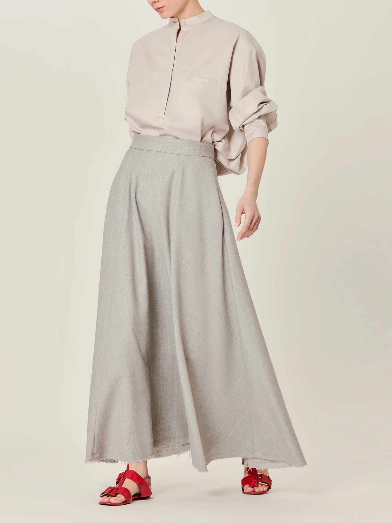 Lauren Skirt - Light Grey