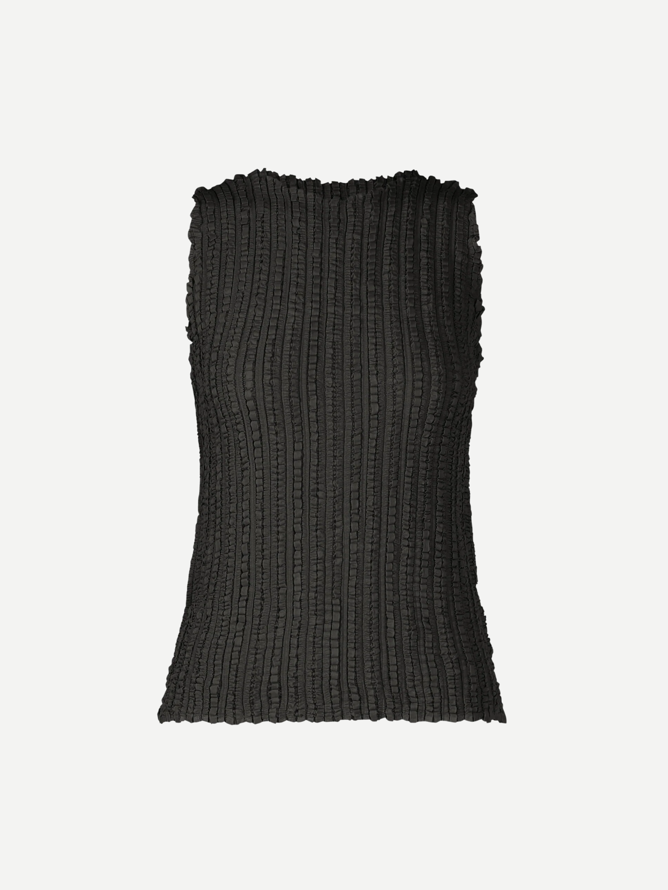 Jellyfish Pleats Top - Black