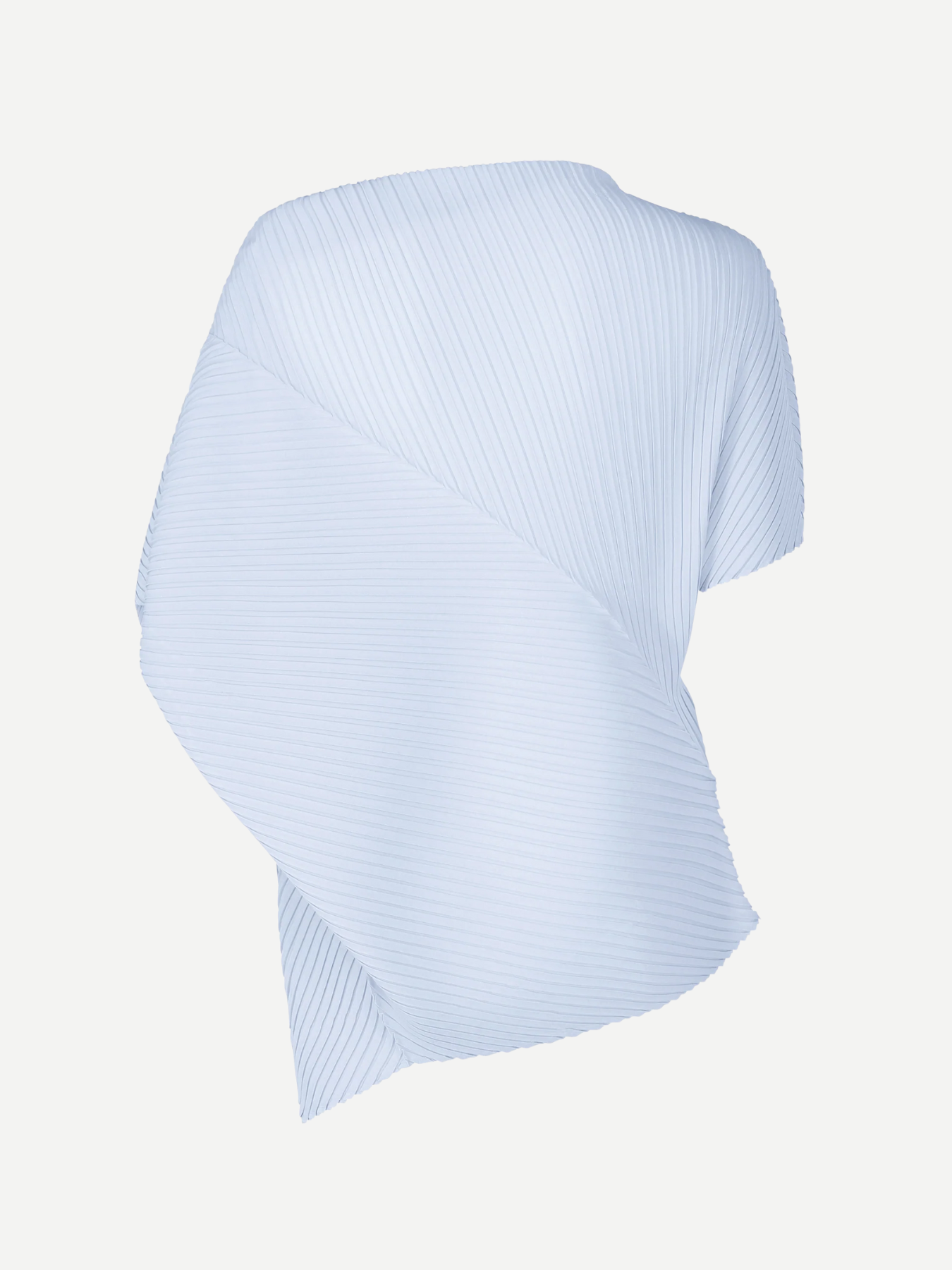 Issey Miyake-Soft Fold Pleats Shirt - Light Blue-Shirts-Boboli-Vancouver-Canada
