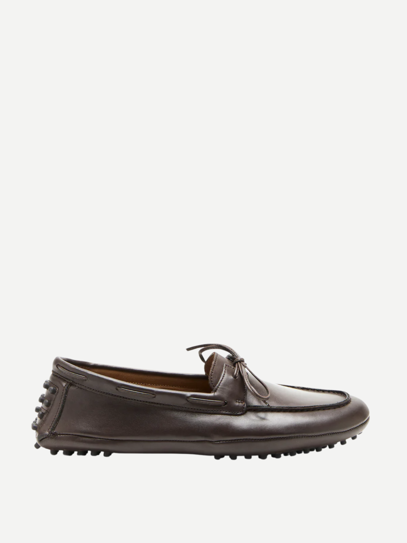 Le Monde Beryl-Driver Moccasin Calf Leather - Chocolate-Shoes-Boboli-Vancouver-Canada