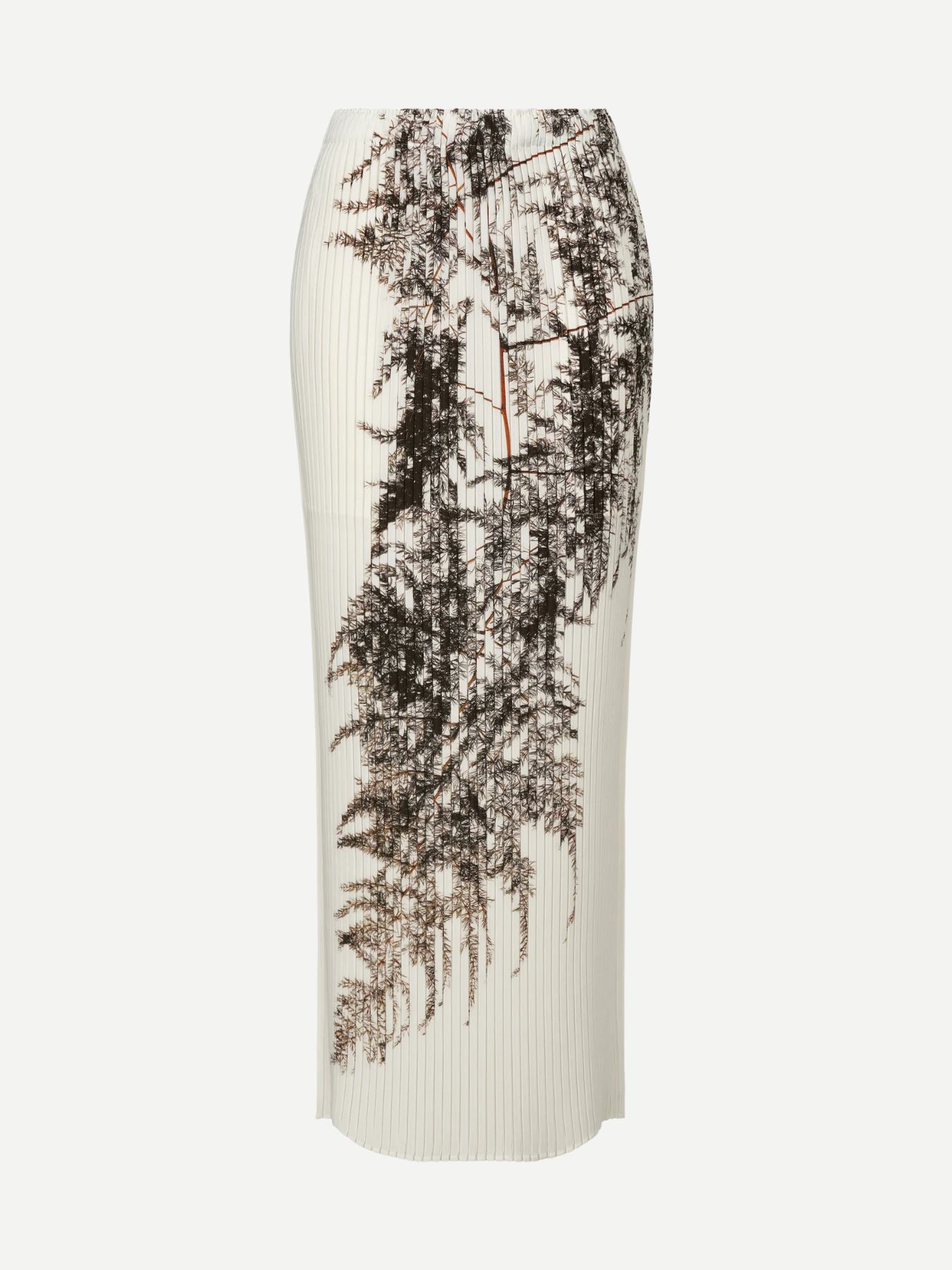Issey Miyake-Pressed Flora Pleats Skirt - Asparagus-Skirts-Boboli-Vancouver-Canada
