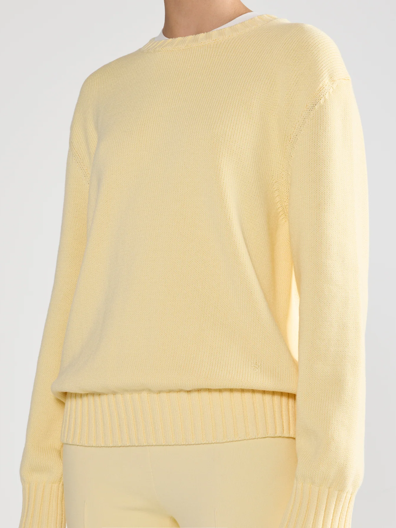 High Sport-Jordan Sweater - Pale Yellow-Sweaters-Boboli-Vancouver-Canada