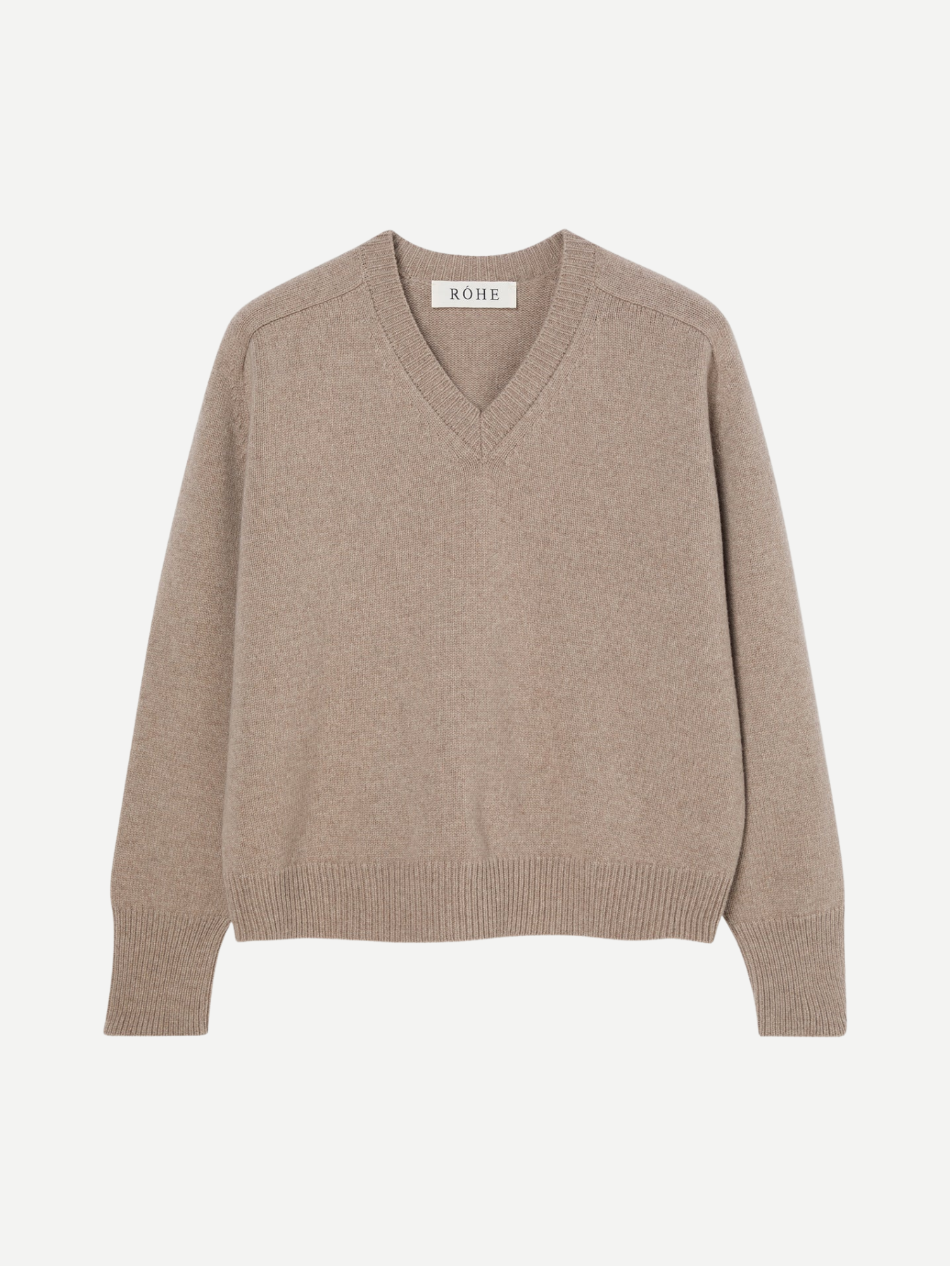 Rohe-Sleeve Wrap Jumper - Taupe Melange-Sweaters-Boboli-Vancouver-Canada