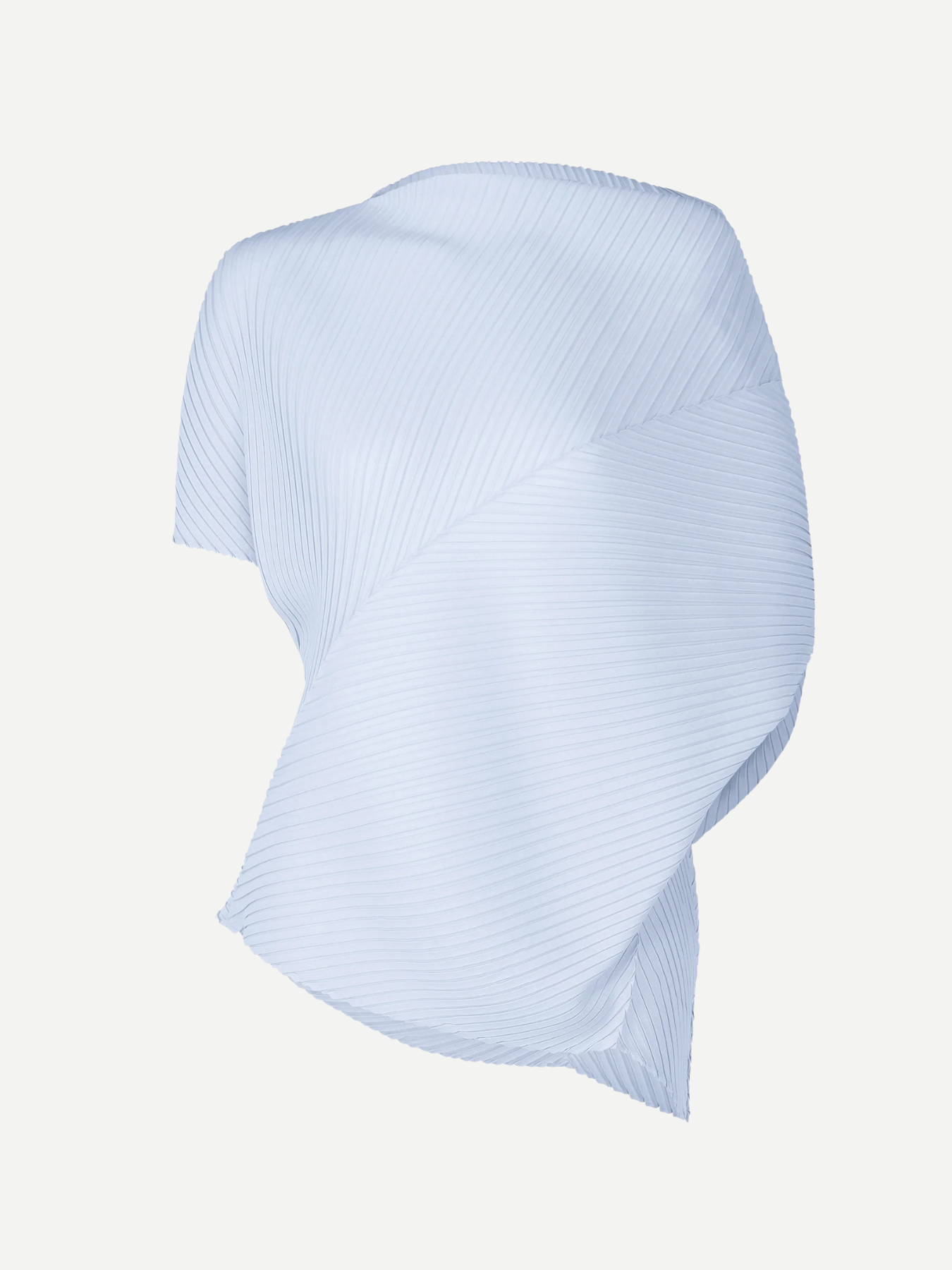 Issey Miyake-Soft Fold Pleats Shirt - Light Blue-Shirts-Boboli-Vancouver-Canada