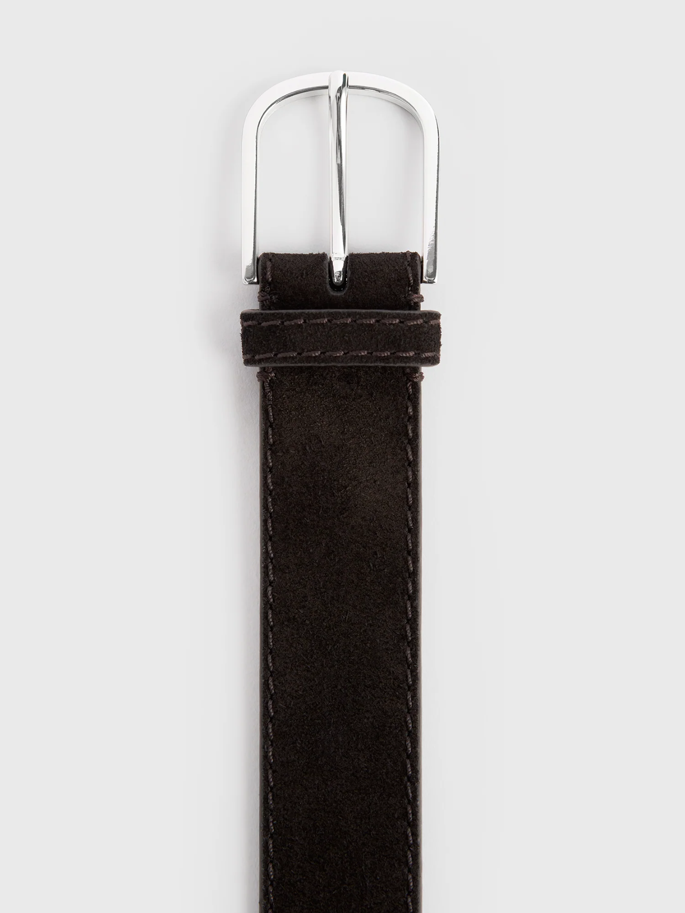 Totême-Wide Trouser Belt - Espresso-Belts-Boboli-Vancouver-Canada
