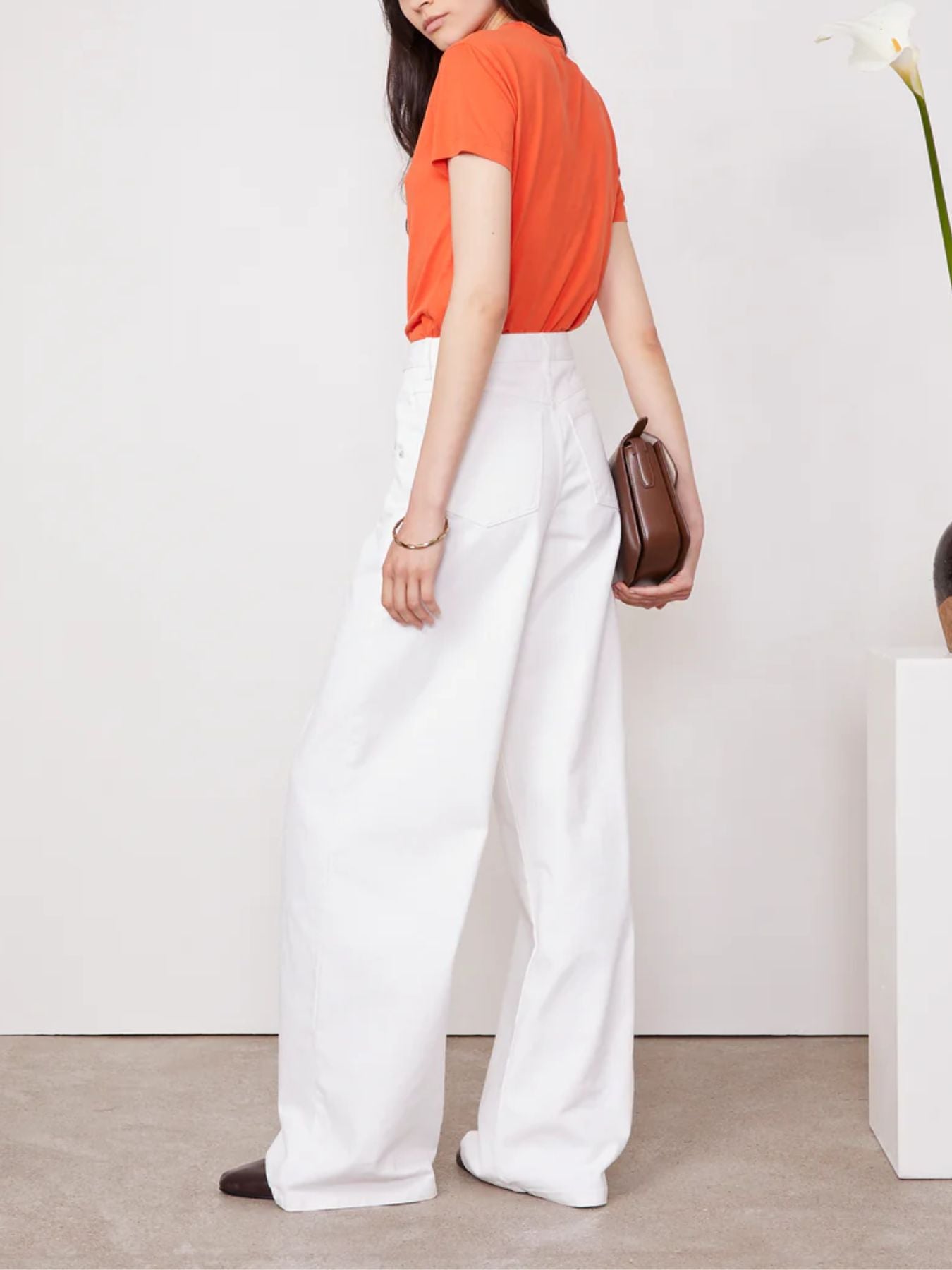 Mora 5pkt Denim Pants - Ecru