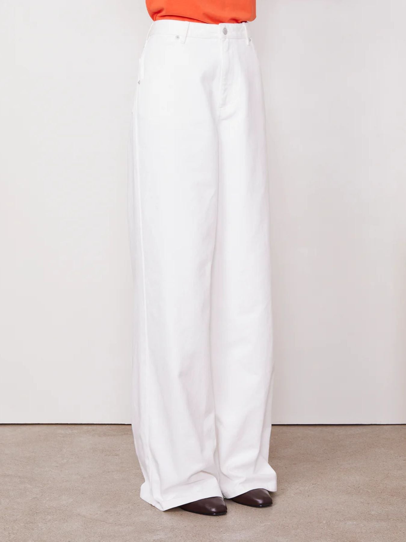 Mora 5pkt Denim Pants - Ecru