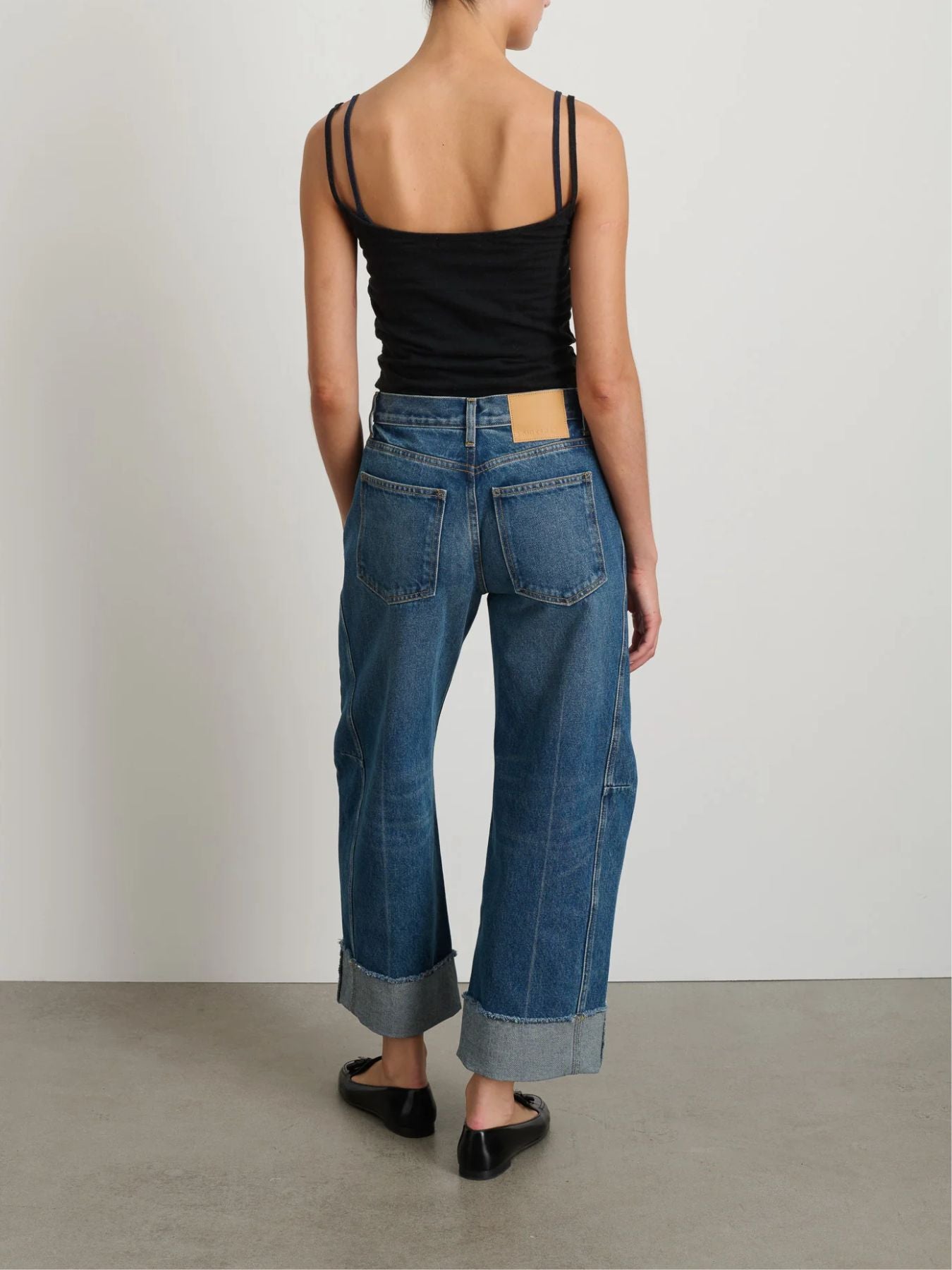B Sides-Relaxed Lasso Cuff - Vista Blue-Pants-Boboli-Vancouver-Canada