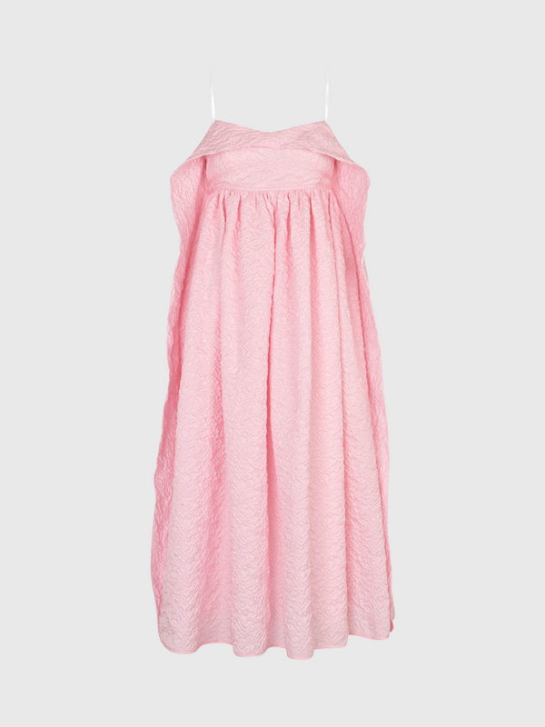 Cecilie Bahnsen-Susa Dress - Pink-Dresses-UK 08-Boboli-Vancouver-Canada