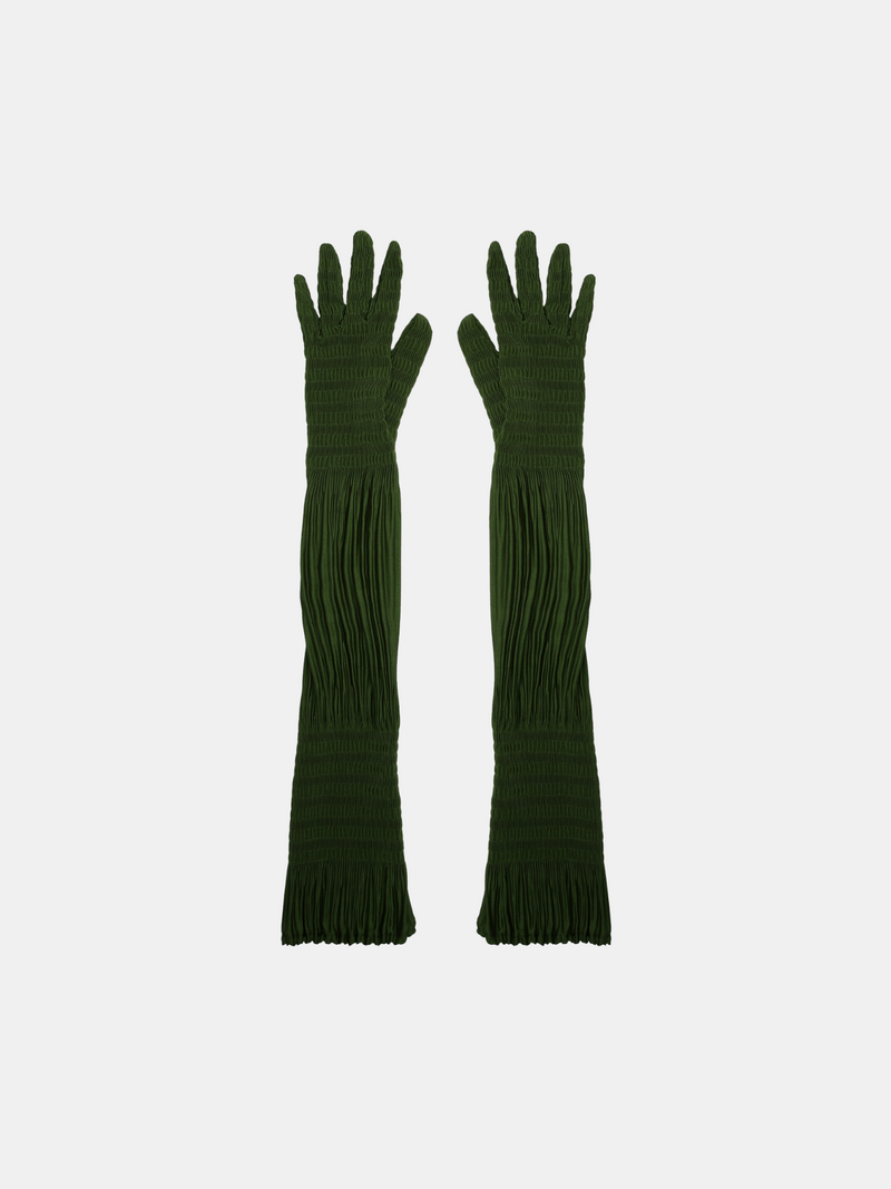 Erdem-Long Fabric Glove - Clover-Accessories-M-Boboli-Vancouver-Canada