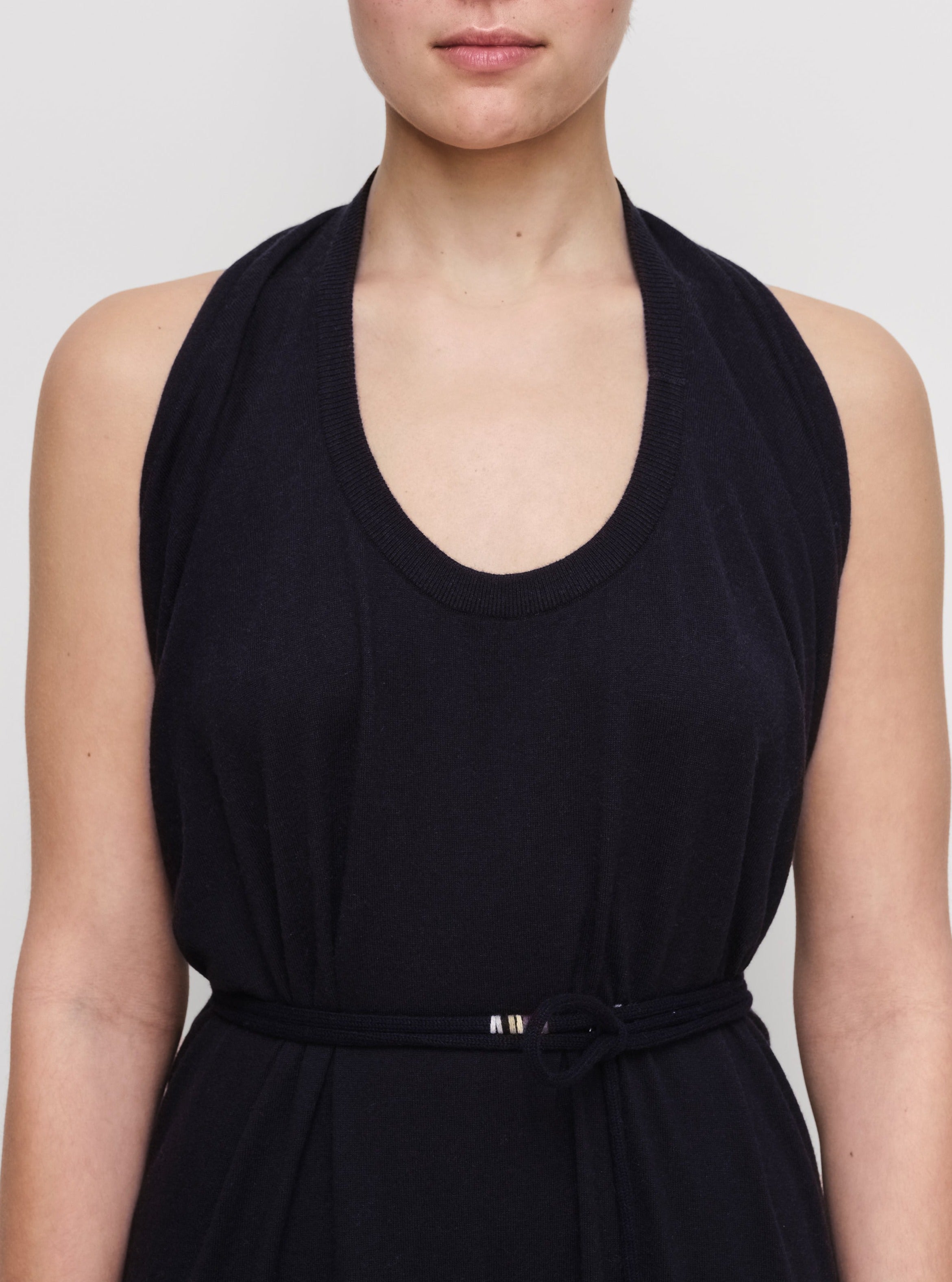 Extreme Cashmere-n°273 Rocket - Navy-Dresses-One Size-Boboli-Vancouver-Canada