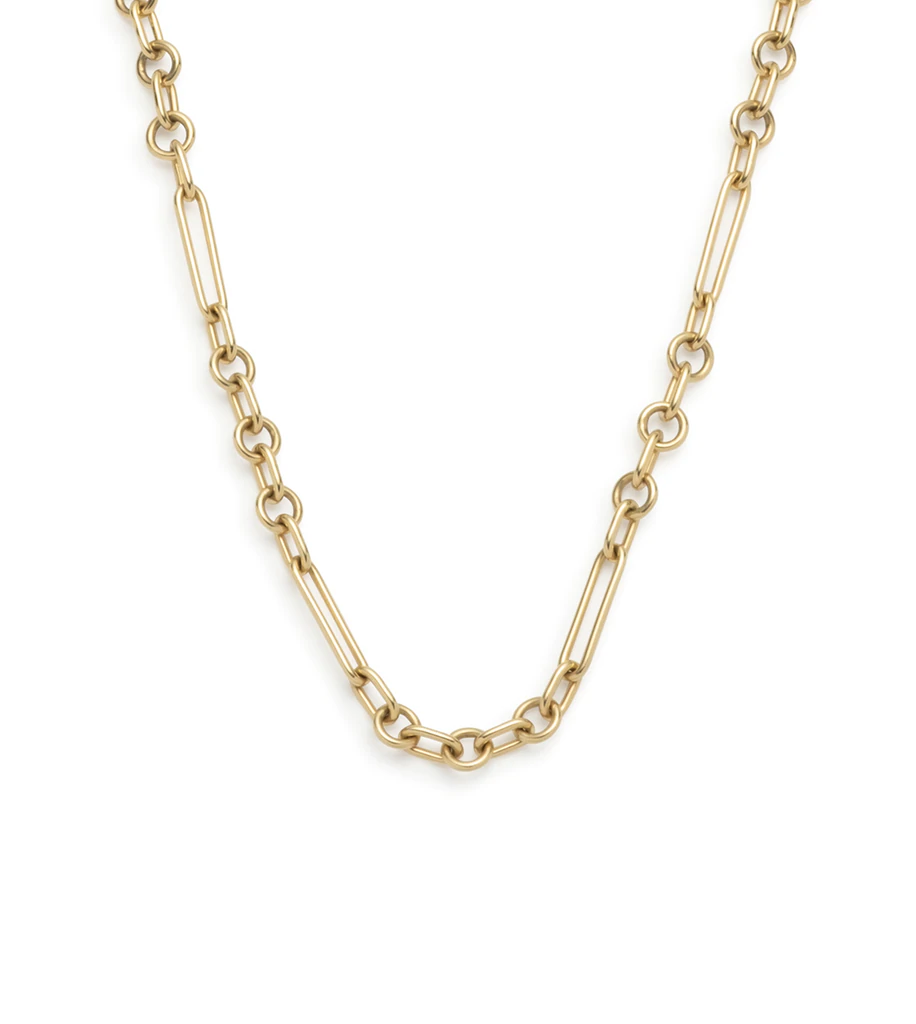 FD Jewellery-18" Small Mixed Clip Chain (OE6.18)-FD Jewellery-Boboli-Vancouver-Canada