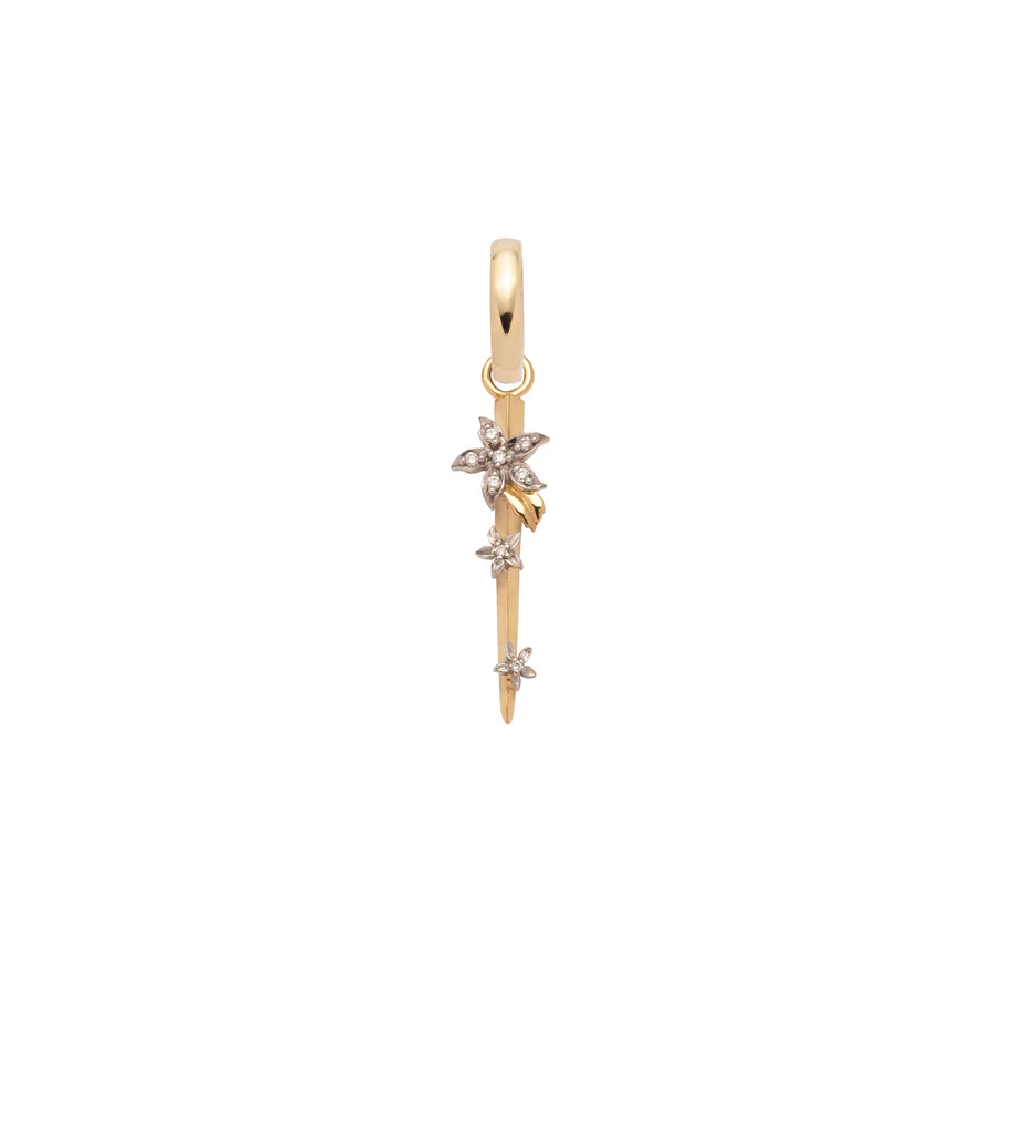 FD Jewellery-Resilience Blossoms Small Thorn Charm with Oval Pushgate-FD Jewellery-Boboli-Vancouver-Canada