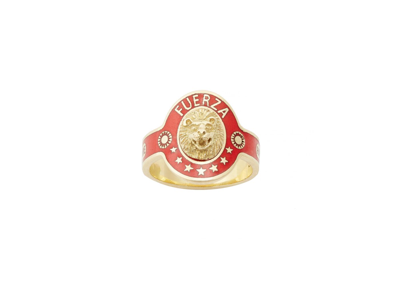 FD Jewellery-Strength Cigar Band (R1) - Red / Gold-FD Jewellery-Boboli-Vancouver-Canada