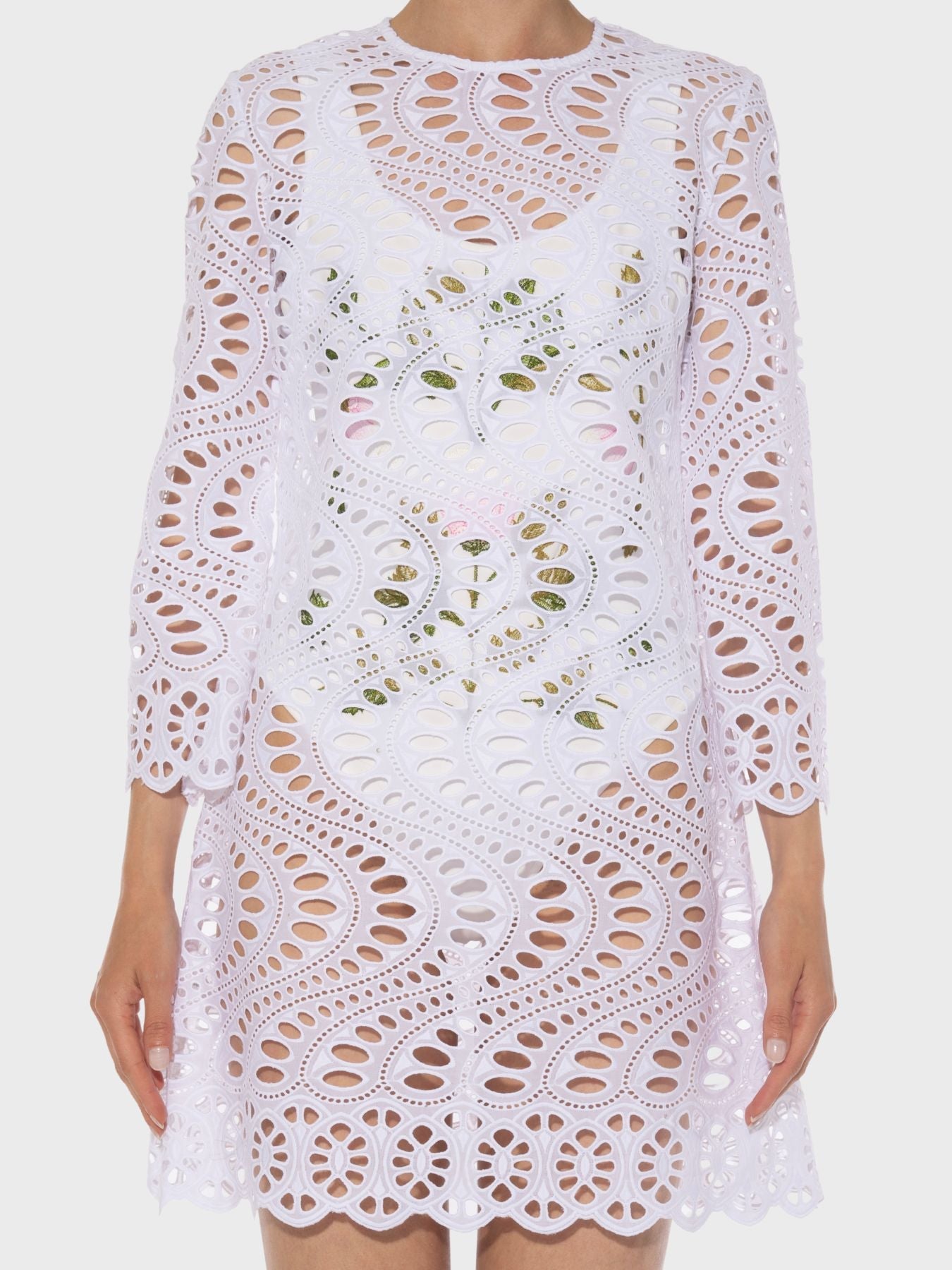 Giambattista Valli-Dress in Macrame - Ivory-Dresses-Boboli-Vancouver-Canada