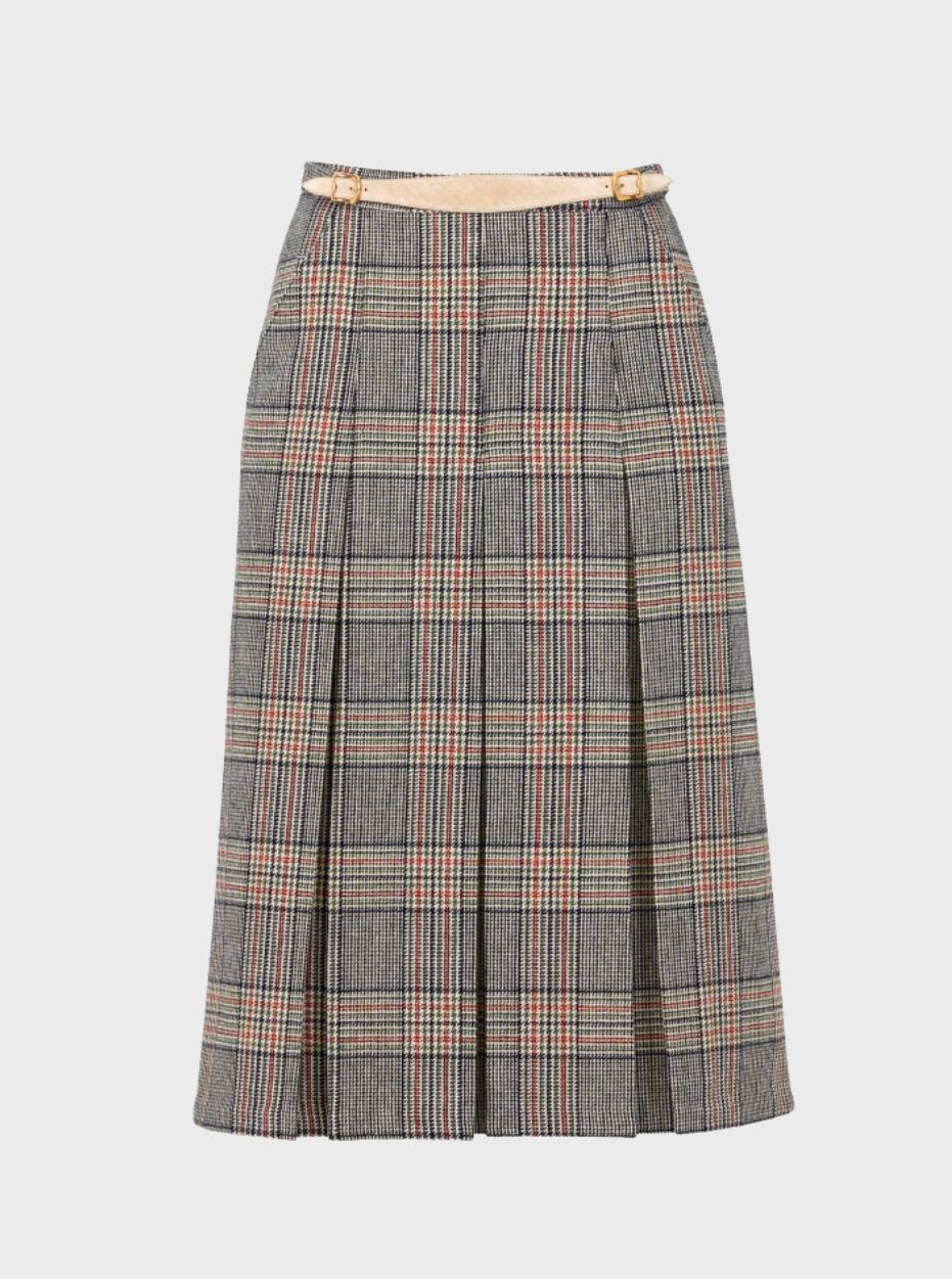 Giuliva Heritage-The Adriana Skirt - Beige/Green/Orange-Skirts-Boboli-Vancouver-Canada