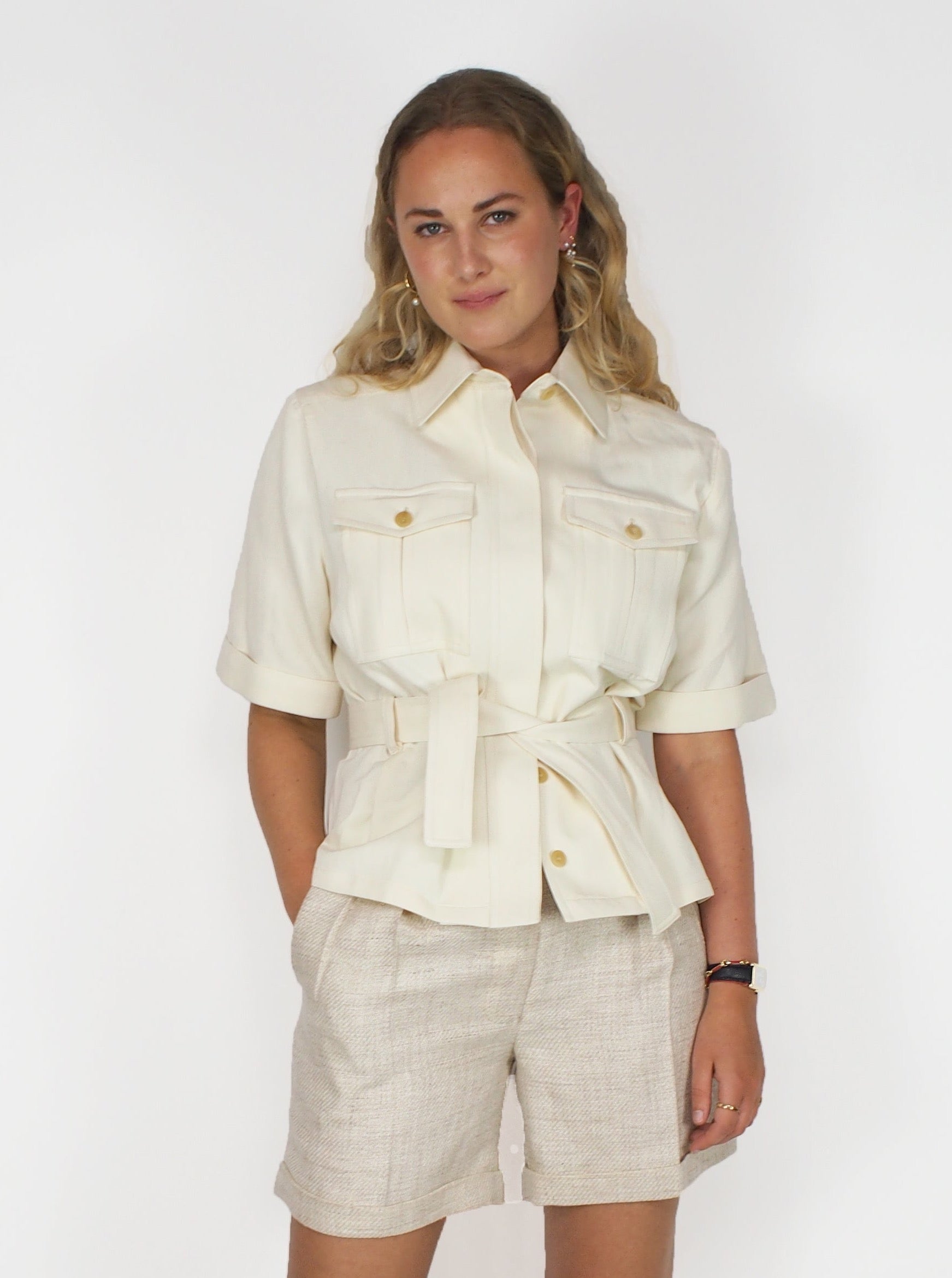 Giuliva Heritage-The Jane Jacket - Ivory-Jackets-Boboli-Vancouver-Canada