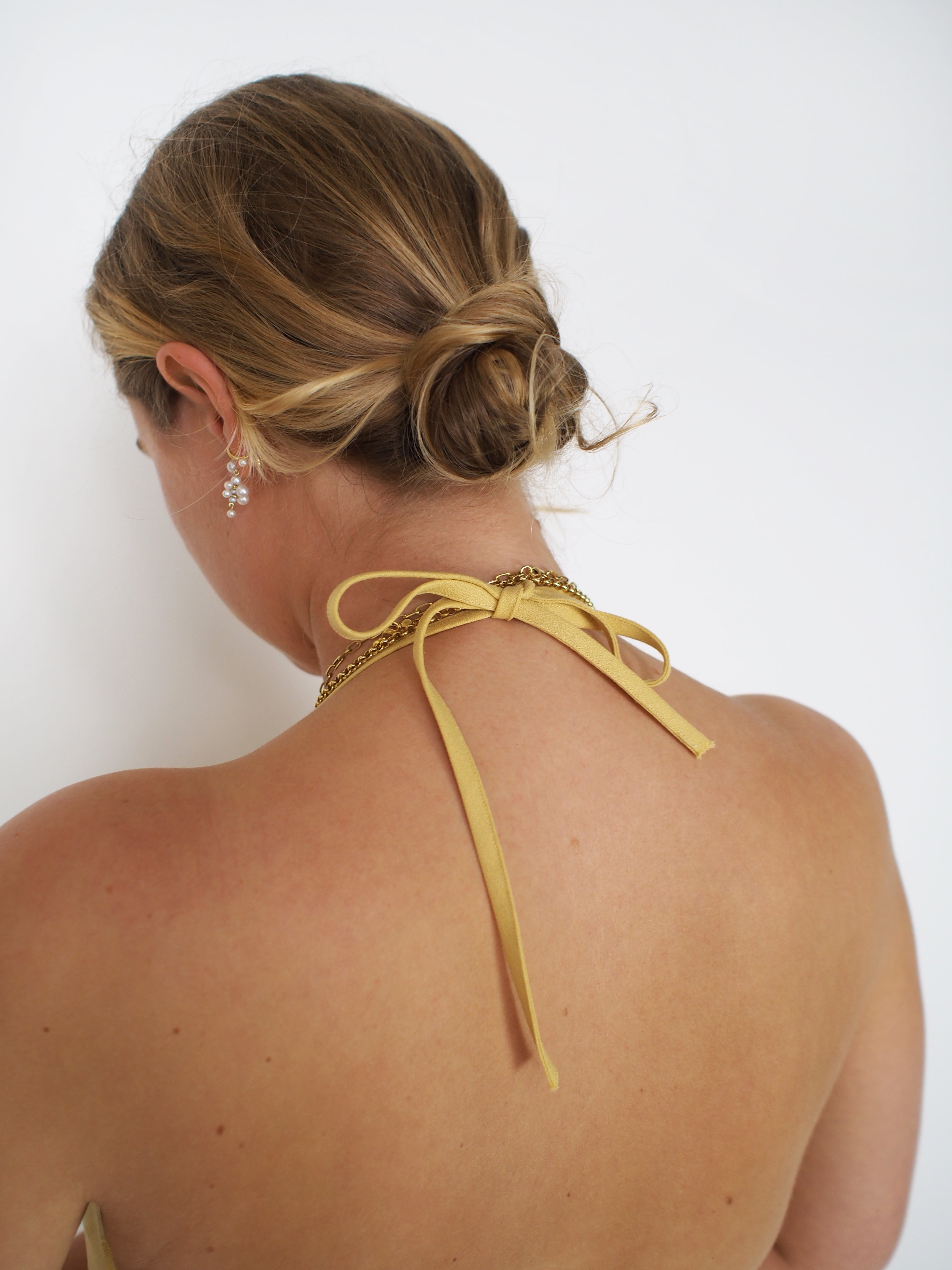 Giuliva Heritage-The Ofelia Dress - Sand Yellow-Dresses-Boboli-Vancouver-Canada