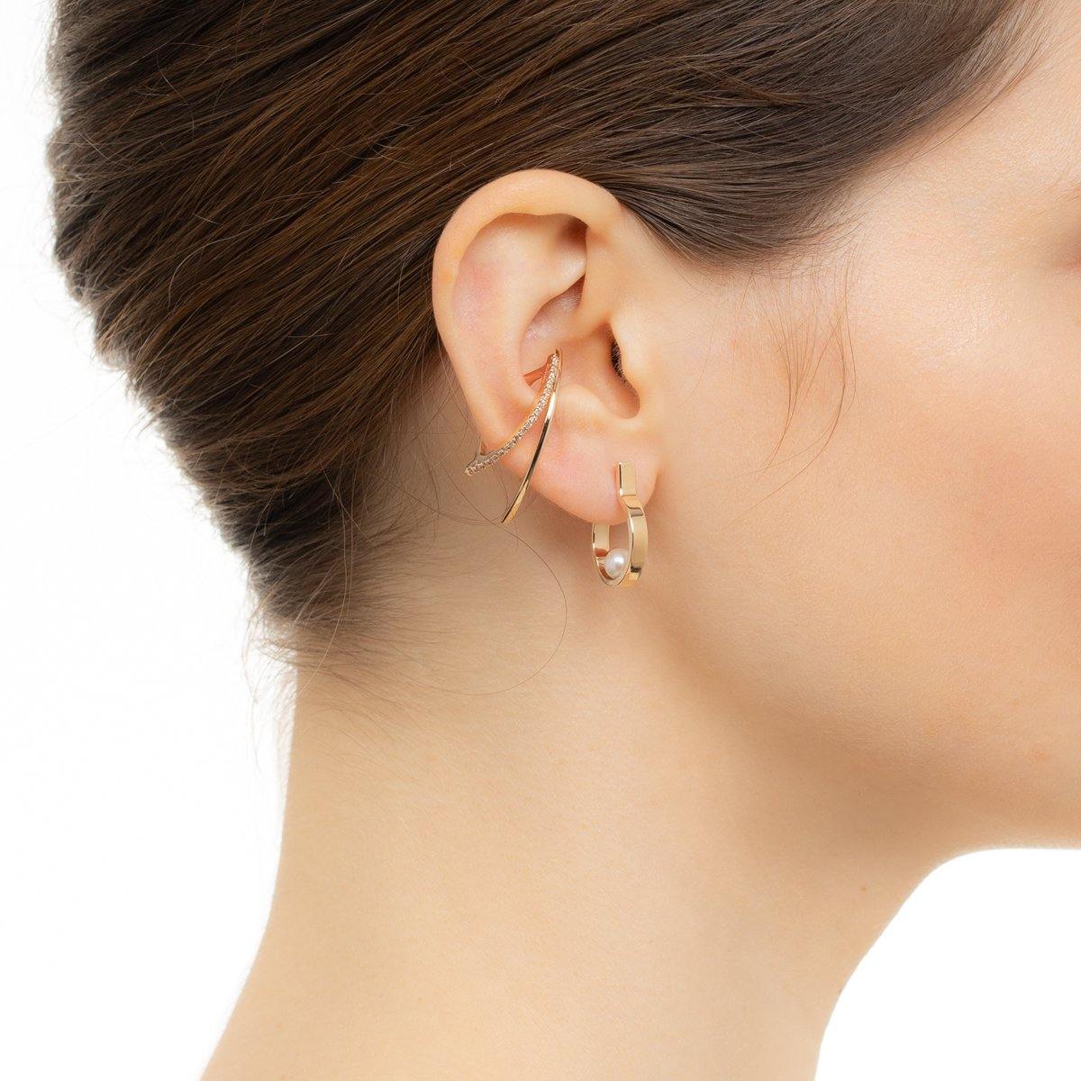 Hirotaka-Indústria Pearl Earring - Akoya Pearl-Jewellery-Boboli-Vancouver-Canada