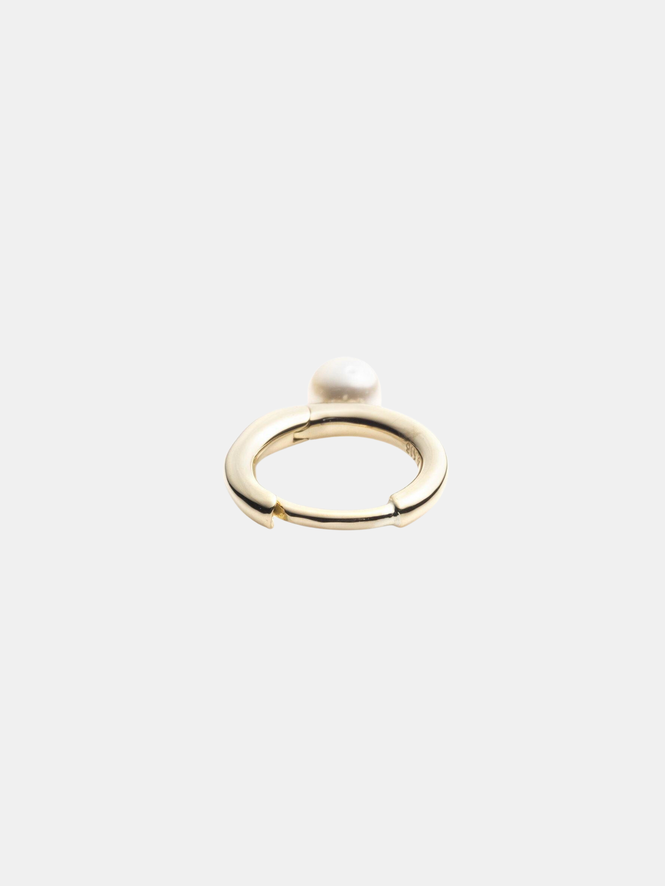 Hirotaka-Pearl Hoop Earring-Jewellery-Boboli-Vancouver-Canada