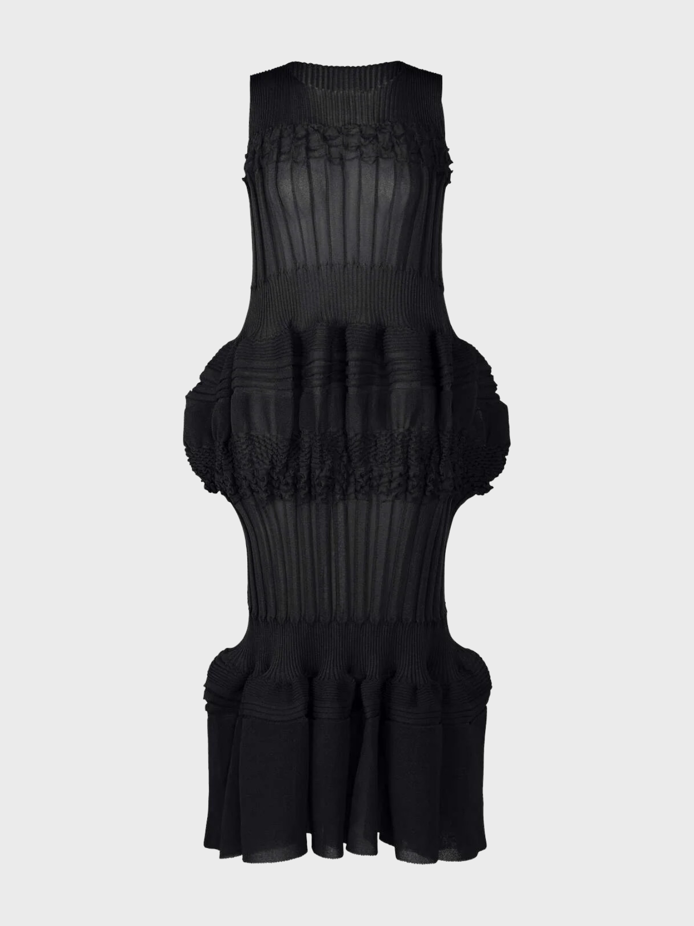 Issey Miyake | Assemblage Dress - Black | Boboli, Vancouver, Canada |