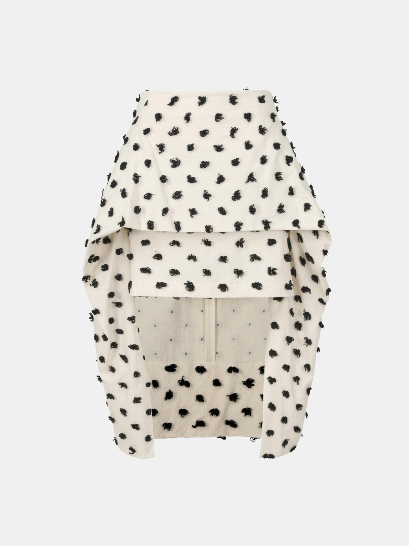 Issey Miyake | Crest Specks Skirt - White | Boboli, Vancouver
