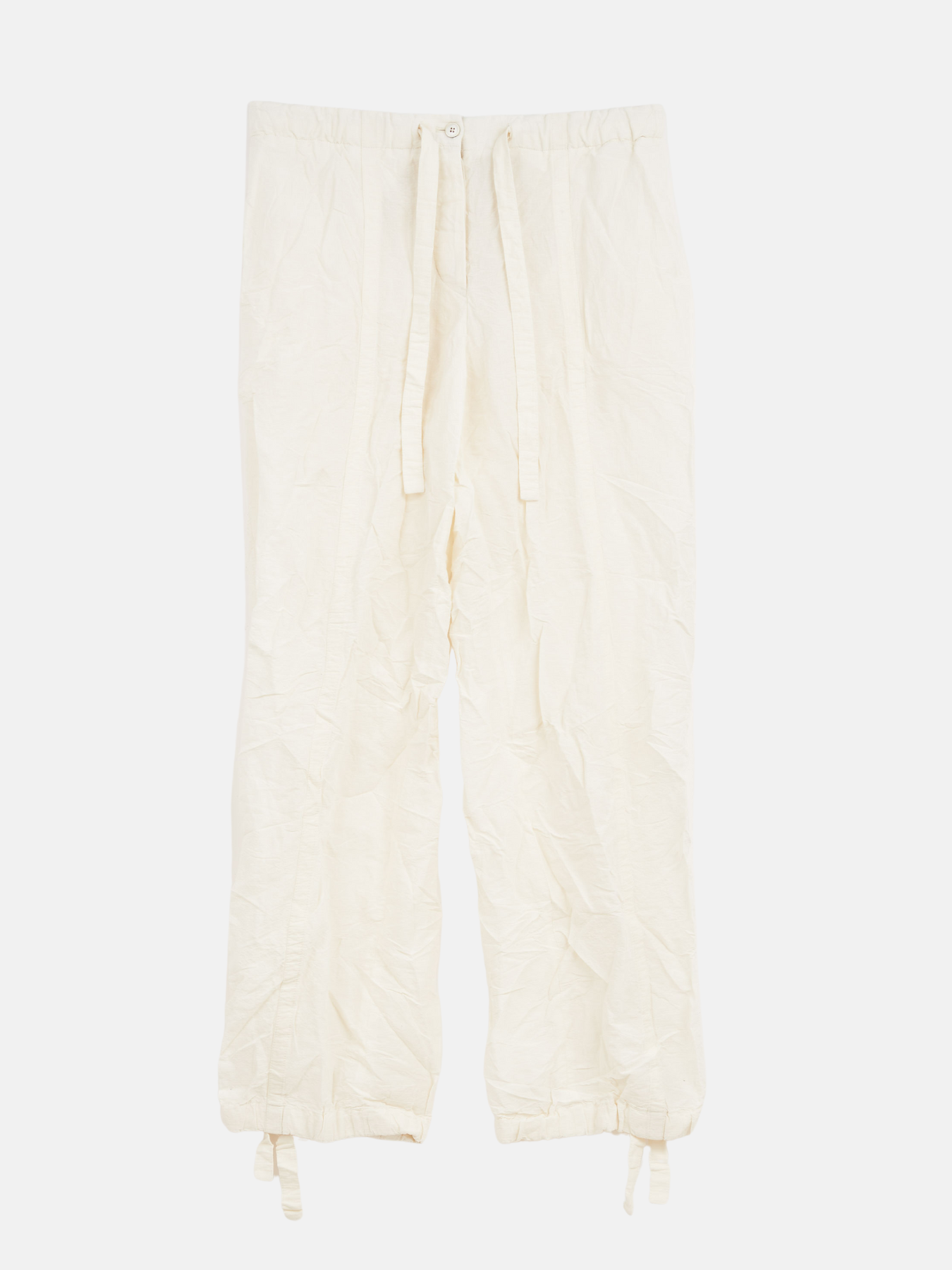 Jil Sander-Drawstring Trousers - Natural-Pants-Boboli-Vancouver-Canada