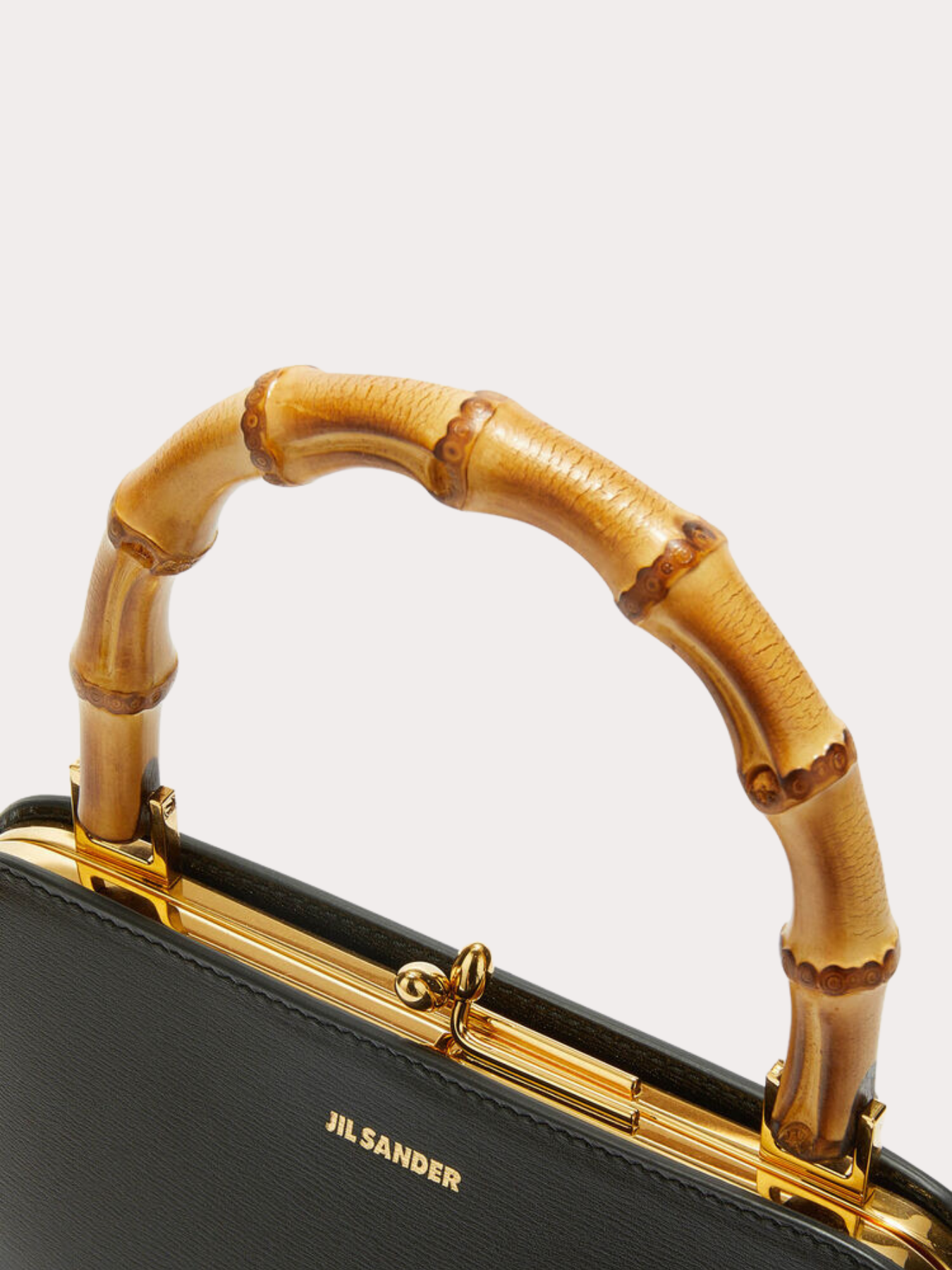 Jil Sander-Goji Bamboo Bag - Black-Bags-One Size-Boboli-Vancouver-Canada