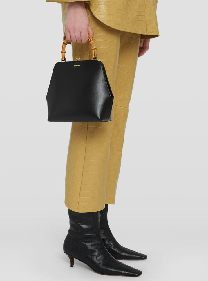 Jil Sander-Goji Bamboo Bag - Black-Bags-One Size-Boboli-Vancouver-Canada