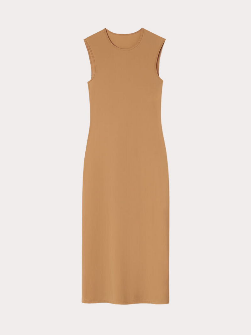 Jil Sander-Jersey Slip Dress - Medium Beige-Dresses-XS-Boboli-Vancouver-Canada