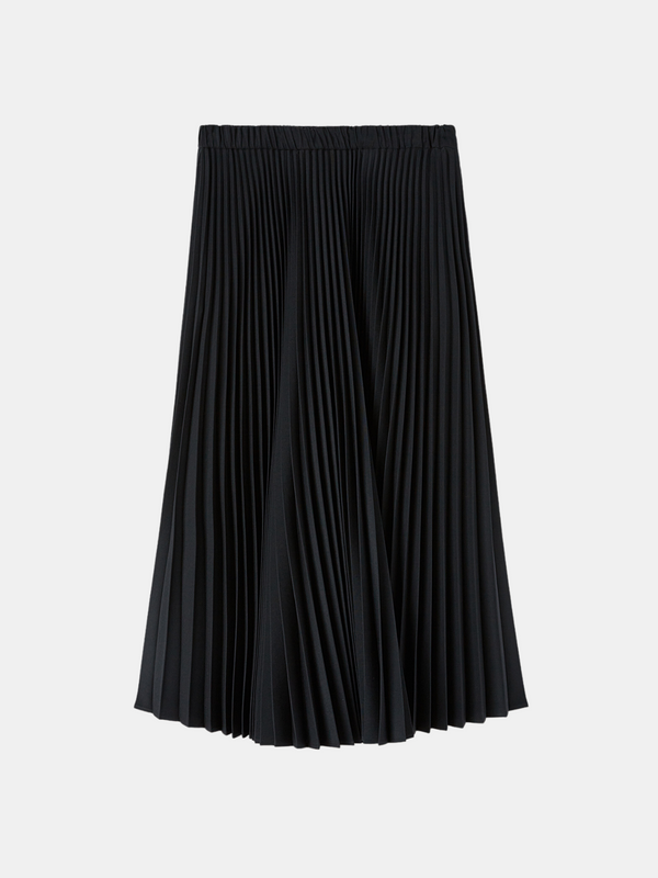 Jil Sander-Pleated Skirt - Black-Skirts-EU 34-Boboli-Vancouver-Canada