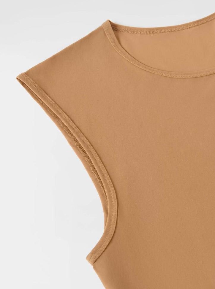 Jil Sander-Slip Dress - Almond-Dresses-Boboli-Vancouver-Canada